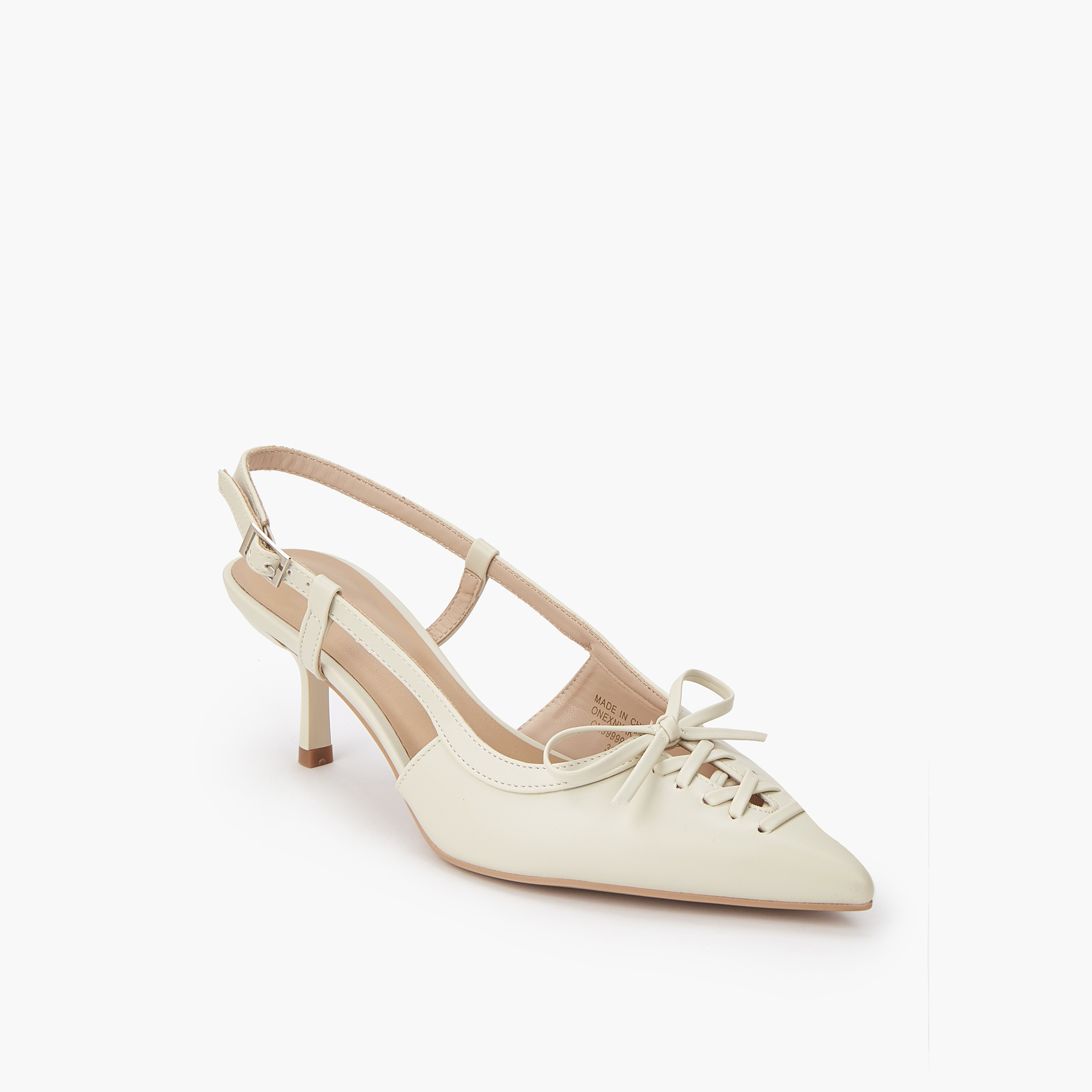 حذاء بكعب صغير وإبزيم إغلاق وزينة فيونكة من بابريكا-women-shoes-sandals-heeled-image-4