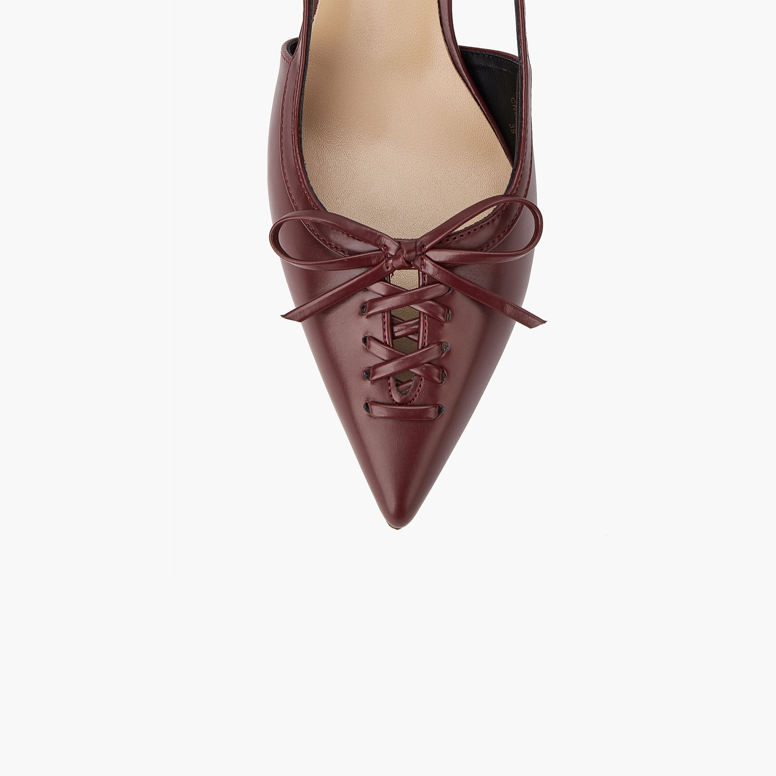 Paprika Bow Accent Shoes with Buckle Closure and Kitten Heels-women-shoes-sandals-heeled-image-4