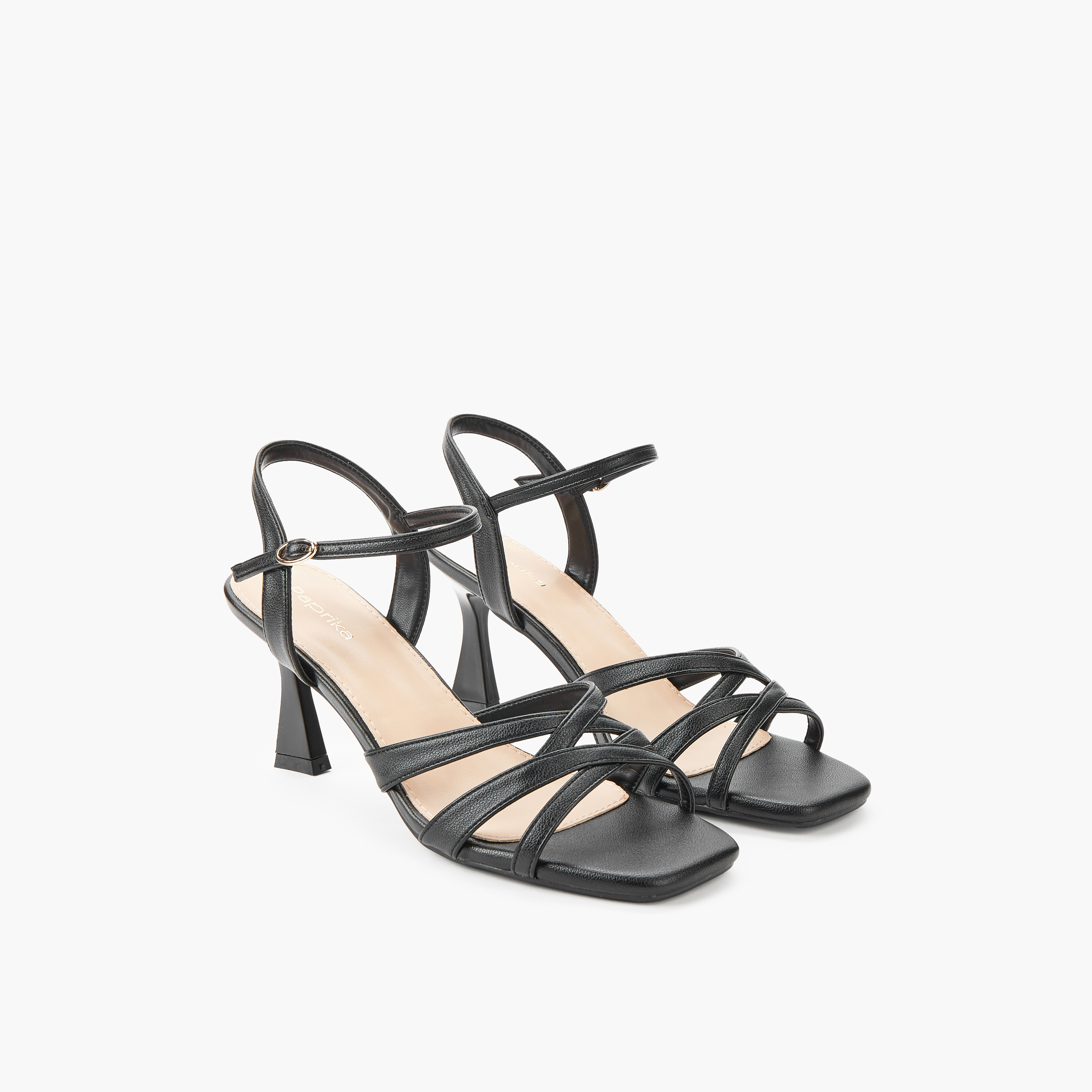 صندل بأحزمة وبكعب عريض من الحافة للنساء من بابريكا-women-shoes-sandals-heeled-image-1