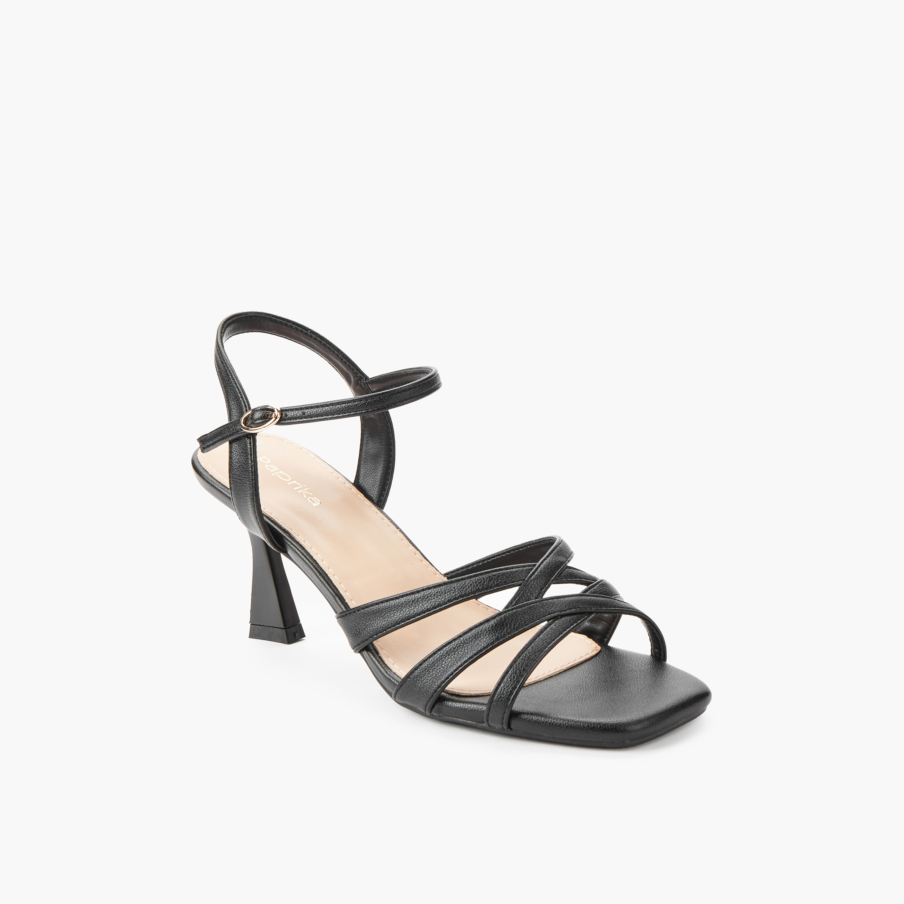 صندل بأحزمة وبكعب عريض من الحافة للنساء من بابريكا-women-shoes-sandals-heeled-image-2