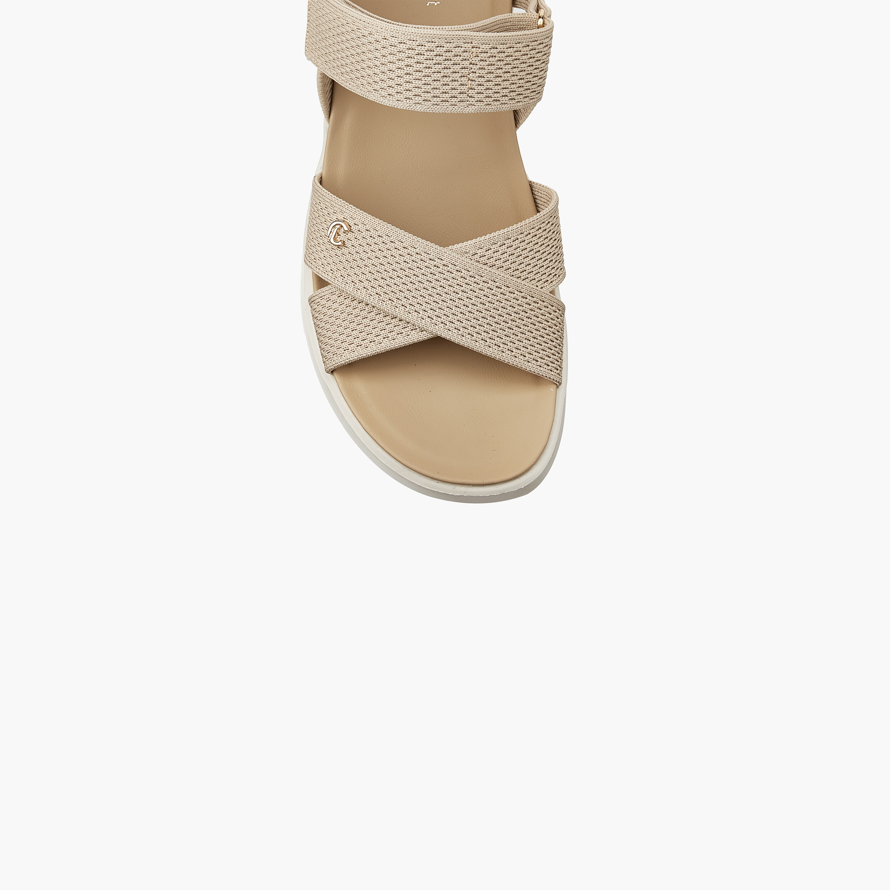 Le Confort Women Cross Strap Flyknit Sandals-women-shoes-sandals-heeled-image-4