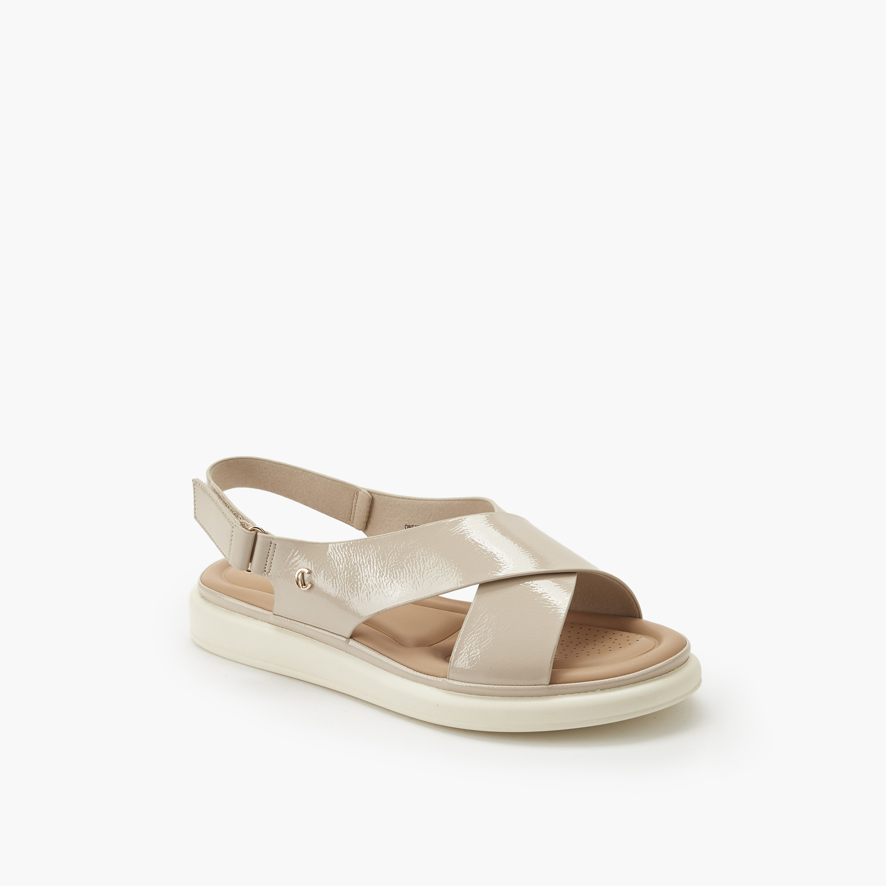 Le Confort Women Hook & Loop Sandals-women-shoes-sandals-flats-image-2