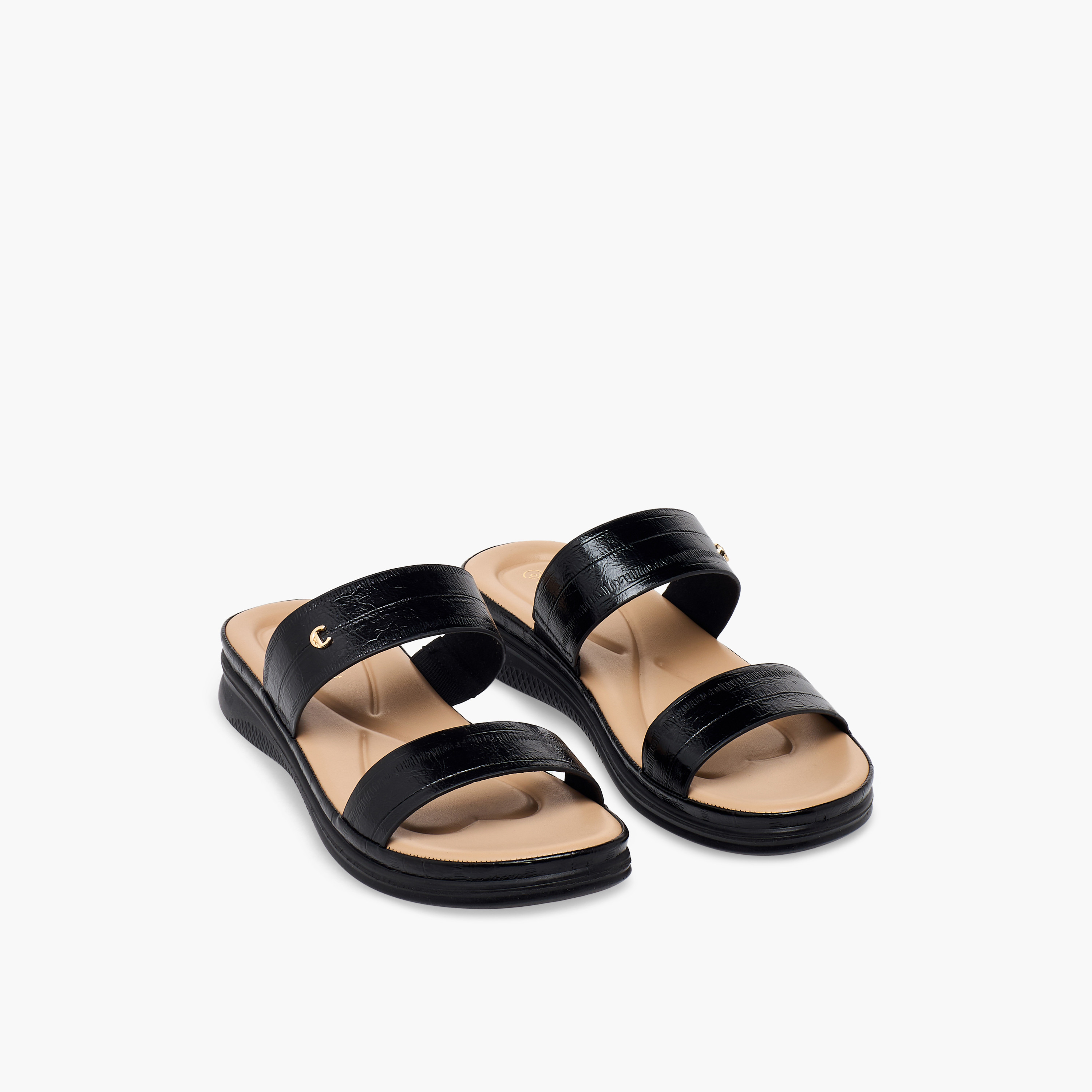Le Confort Women Slip-On Slide Sandals-women-shoes-sandals-flats-image-1
