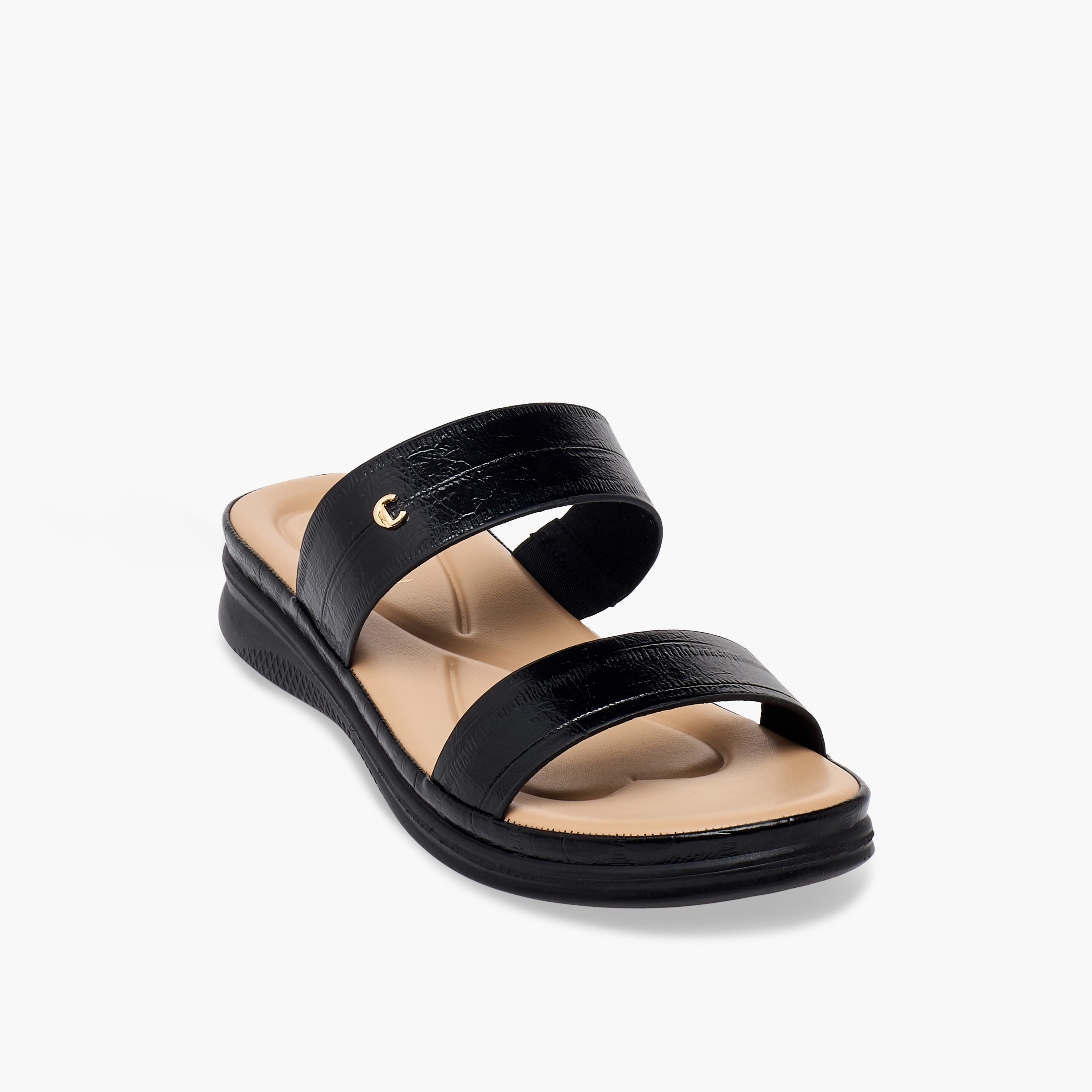 Le Confort Women Slip-On Slide Sandals-women-shoes-sandals-flats-image-2