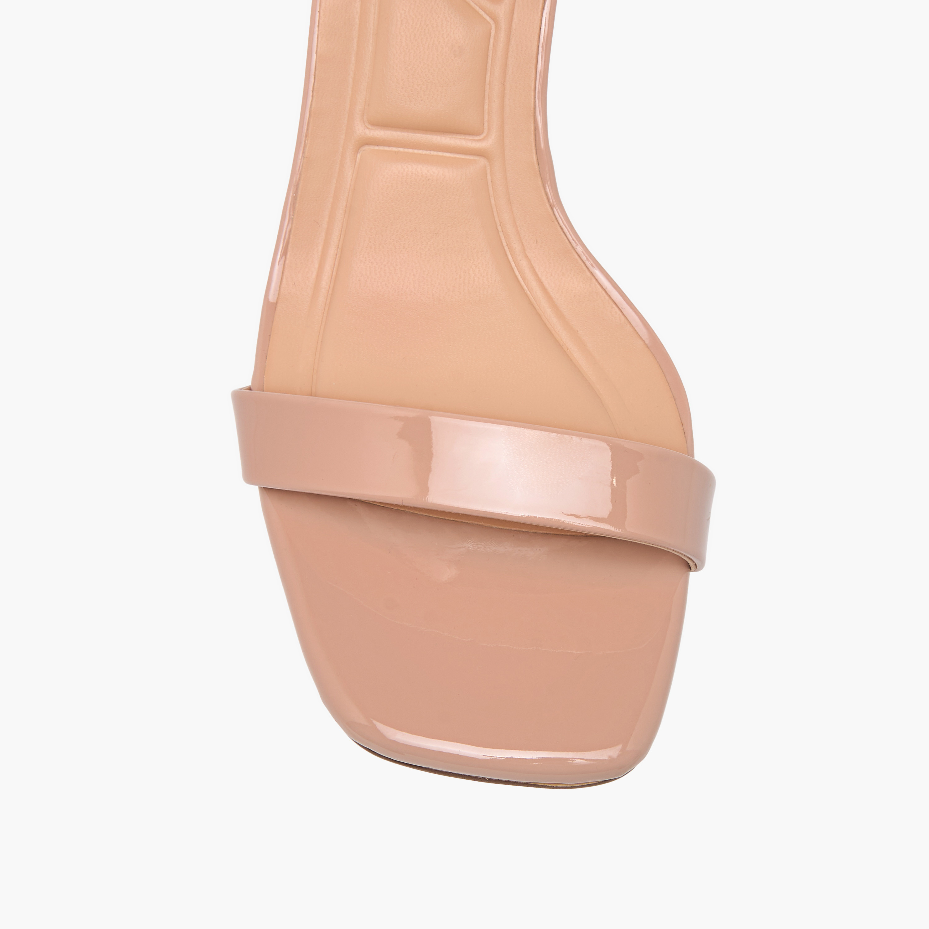 Celeste Women's Solid Sandals with Block Heels and Buckle Closure-women-shoes-sandals-heeled-image-4