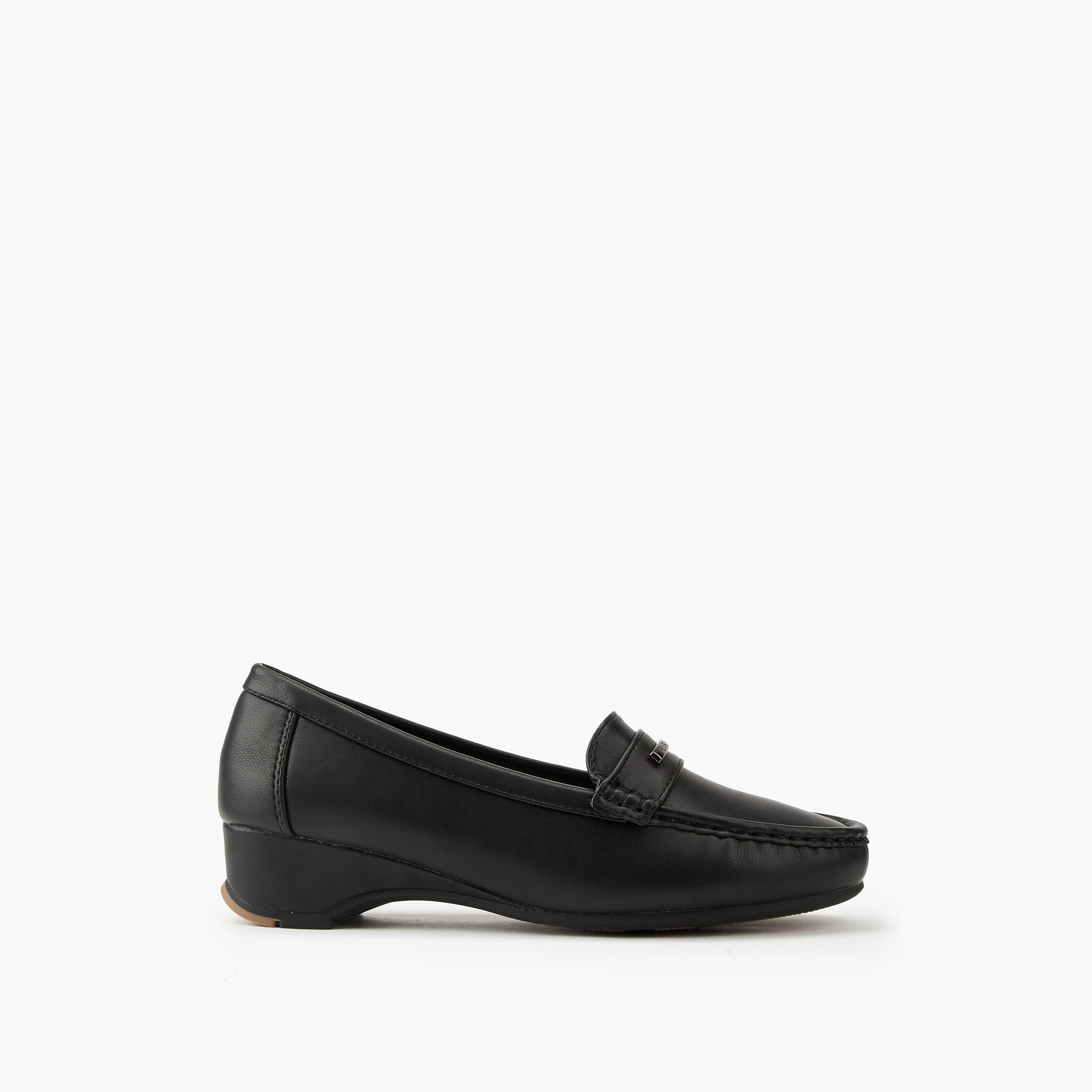 حذاء سهل الارتداء بزينة معدنية وكعب ويدج من فلورا بيلا-women-shoes-heels-image-2