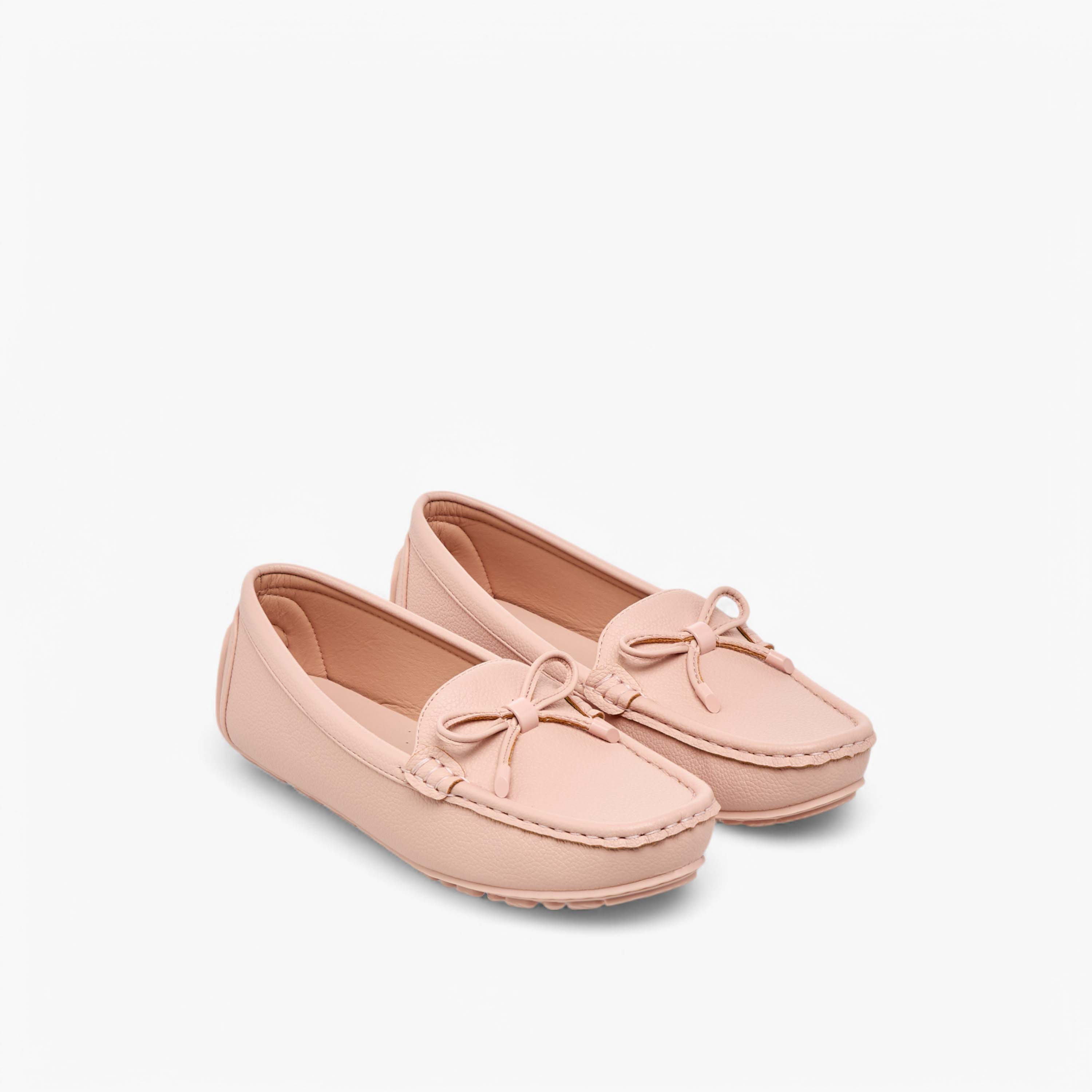 Paprika Bow Accent Slip-On Loafers-women-shoes-flats-loafers-image-1