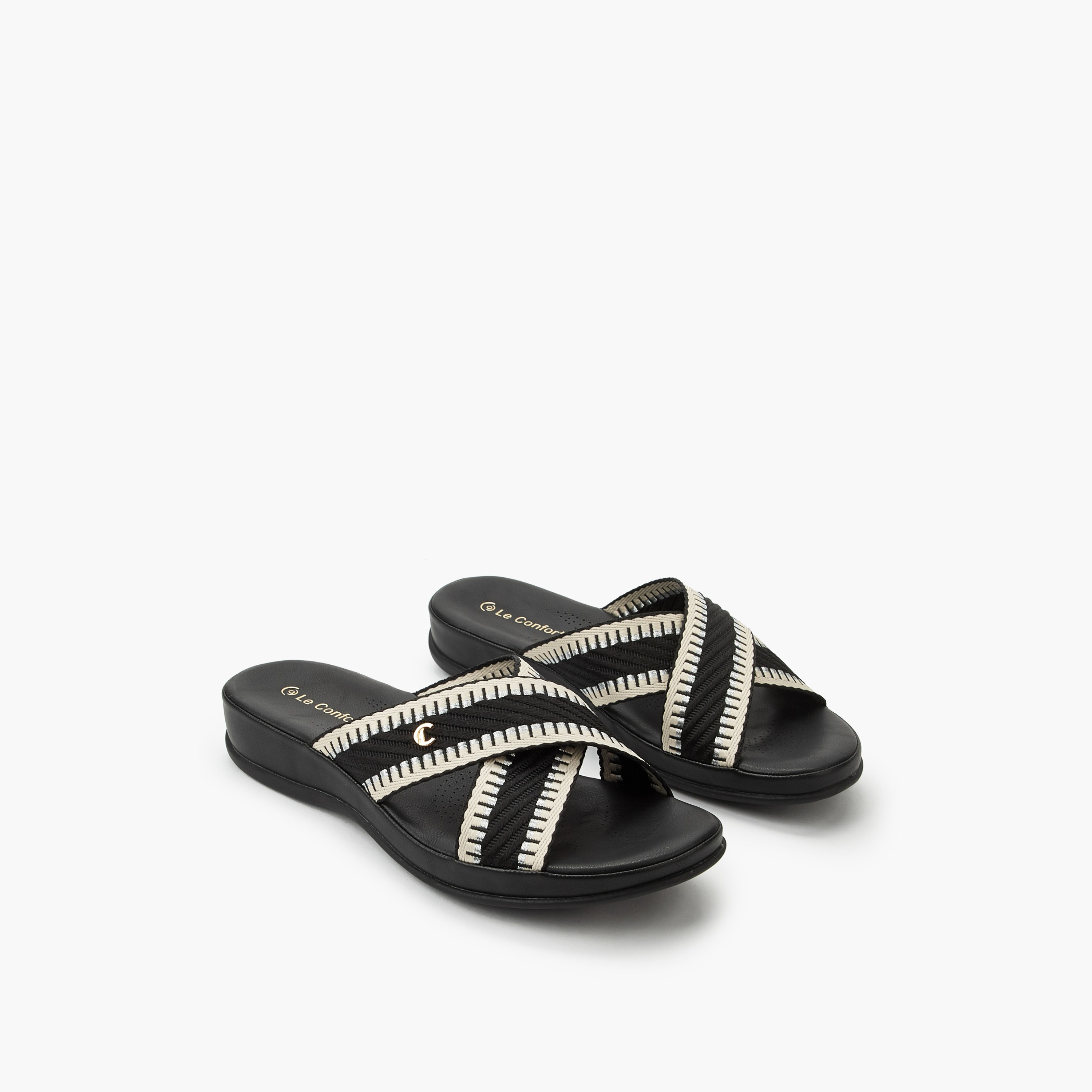 Le Confort Women Slip-On Sandals-women-shoes-sandals-heeled-image-1