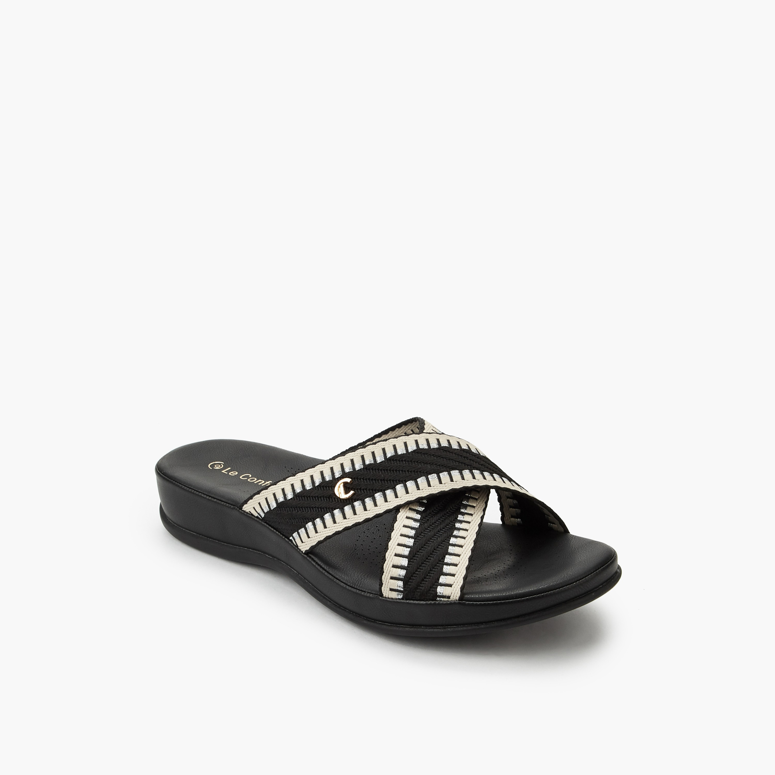 Le Confort Women Slip-On Sandals-women-shoes-sandals-heeled-image-2