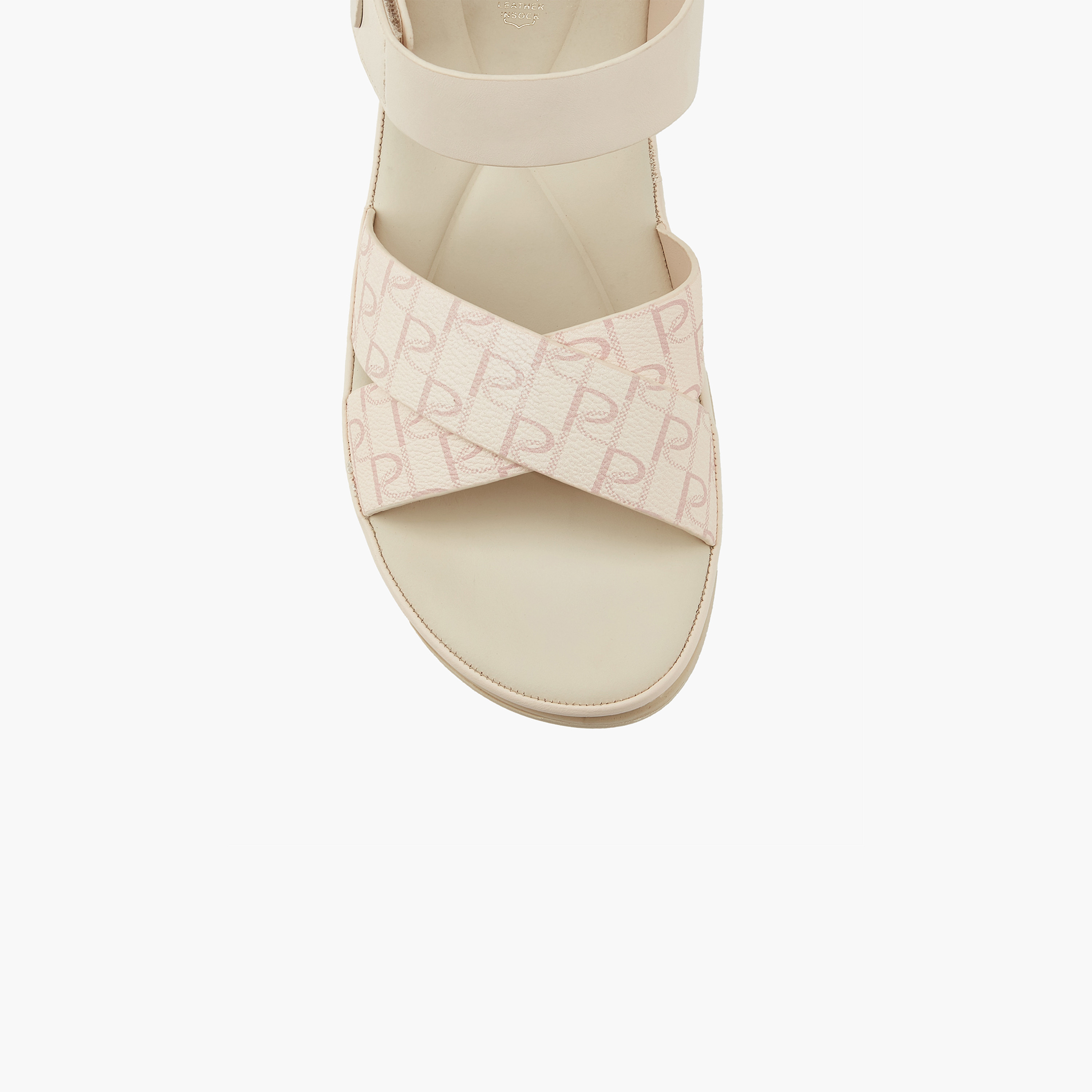Paprika Women's Monogram Print Cross Strap Sandals-women-shoes-sandals-heeled-image-4