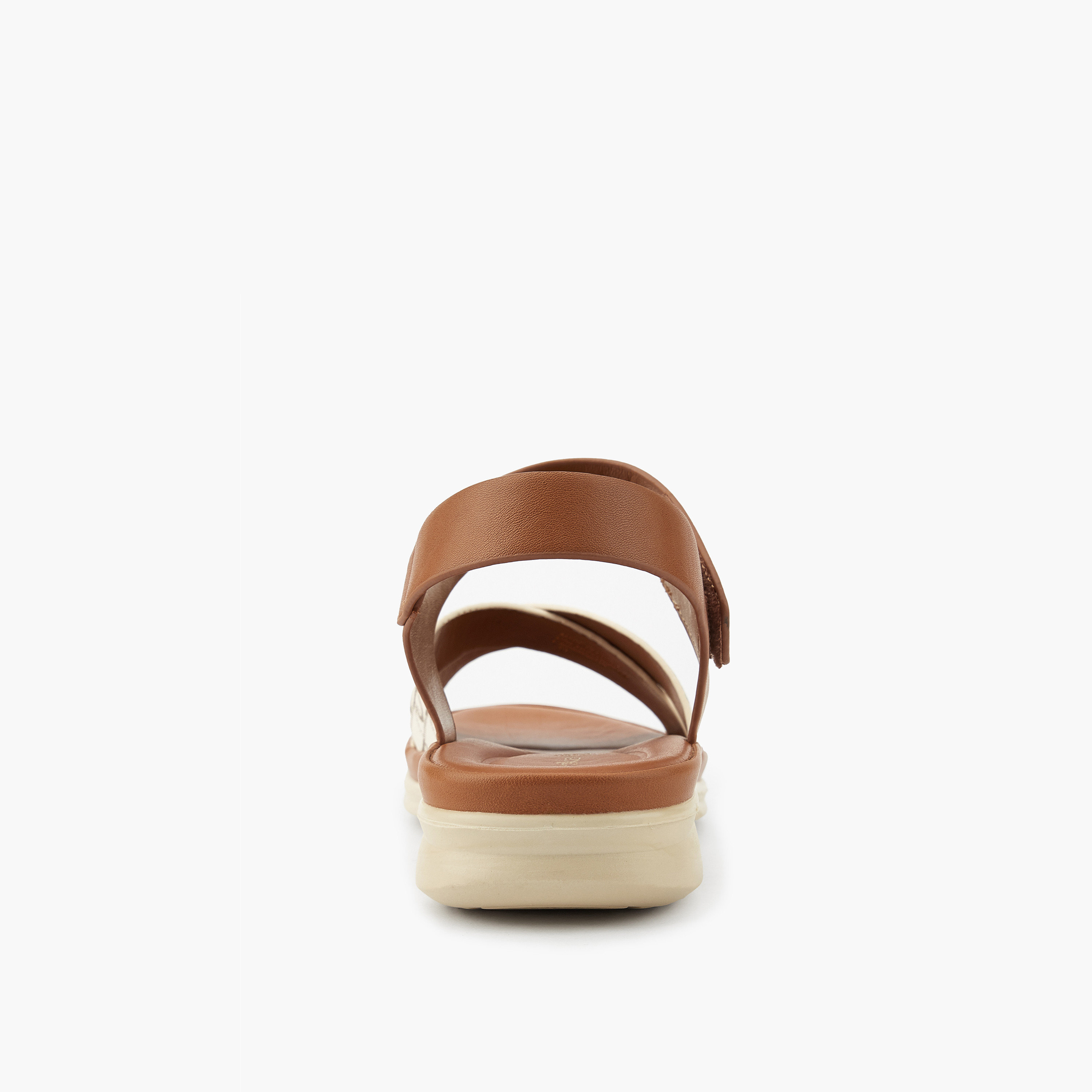 Paprika Women's Monogram Print Cross Strap Sandals-women-shoes-sandals-heeled-image-5