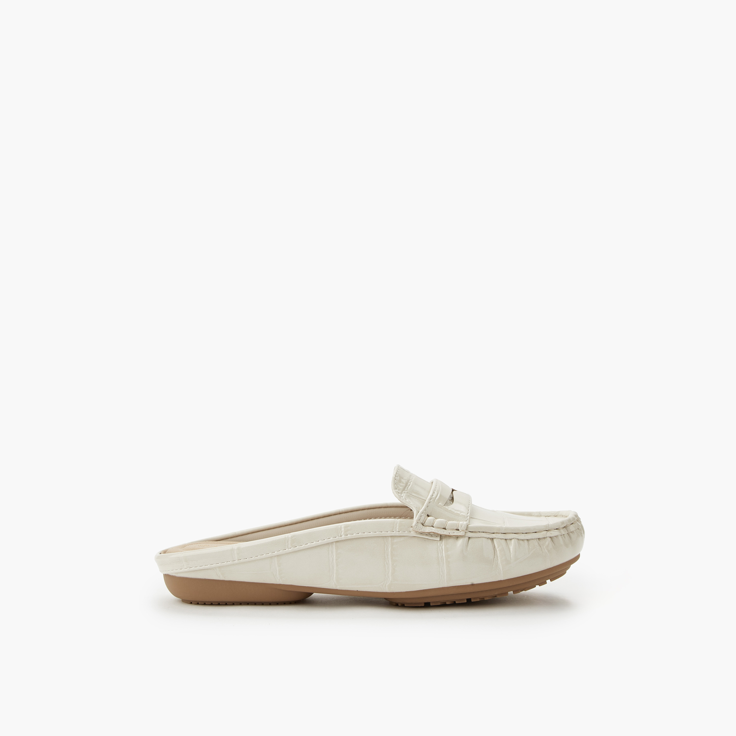 Le Confort Women Textured Mules-women-shoes-flats-mules-image-3