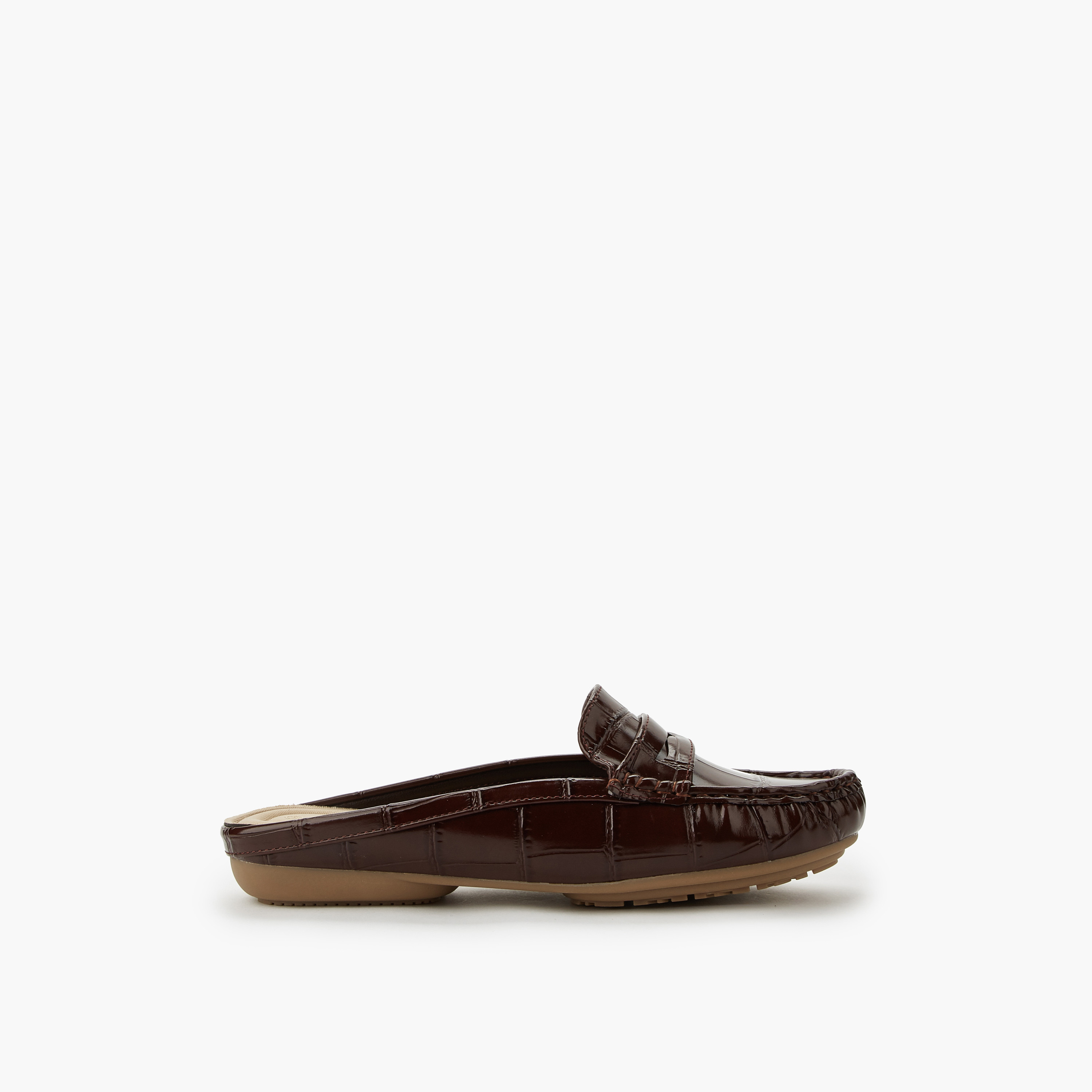 Le Confort Women Textured Mules-women-shoes-flats-mules-image-3