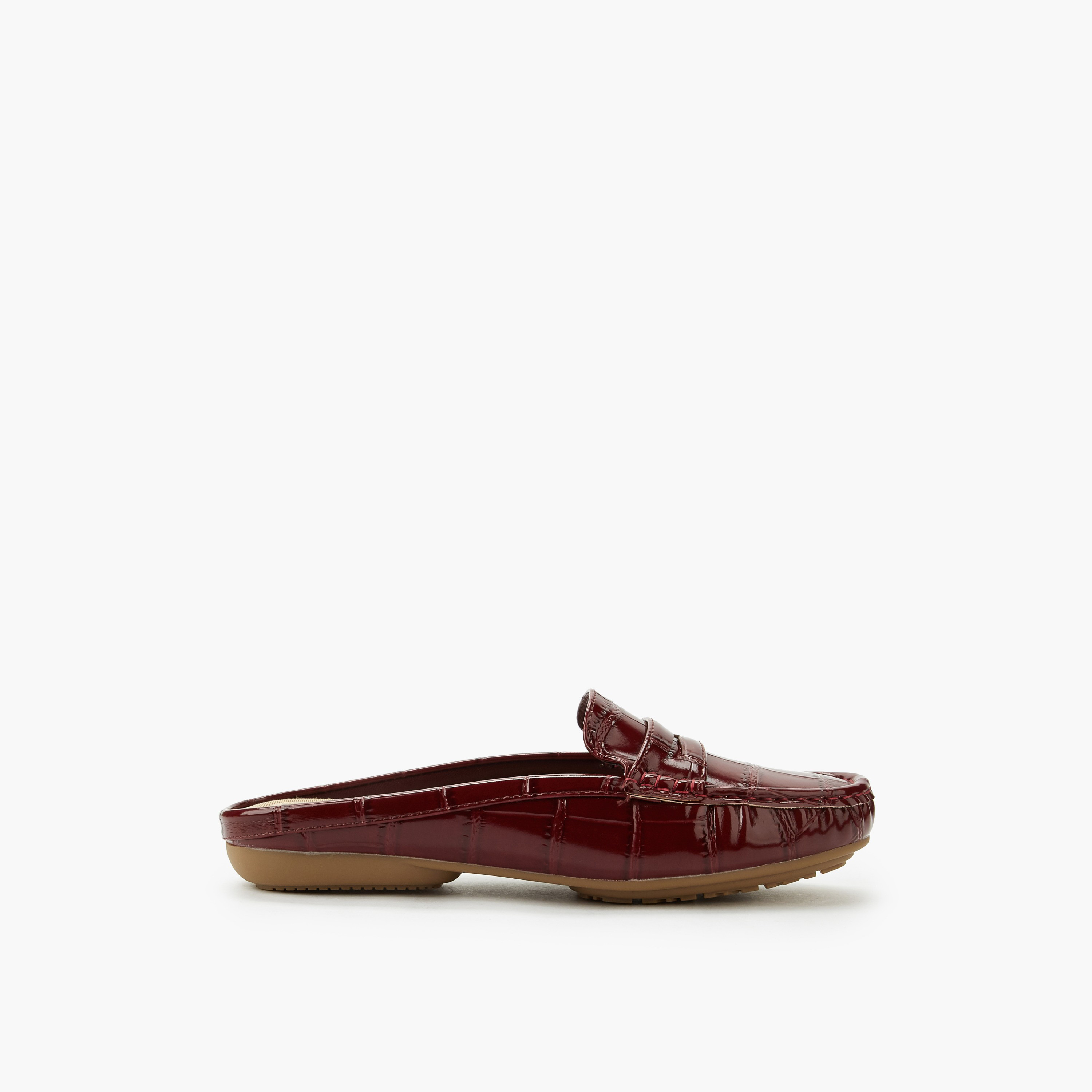 Le Confort Women Textured Mules-women-shoes-flats-mules-image-3