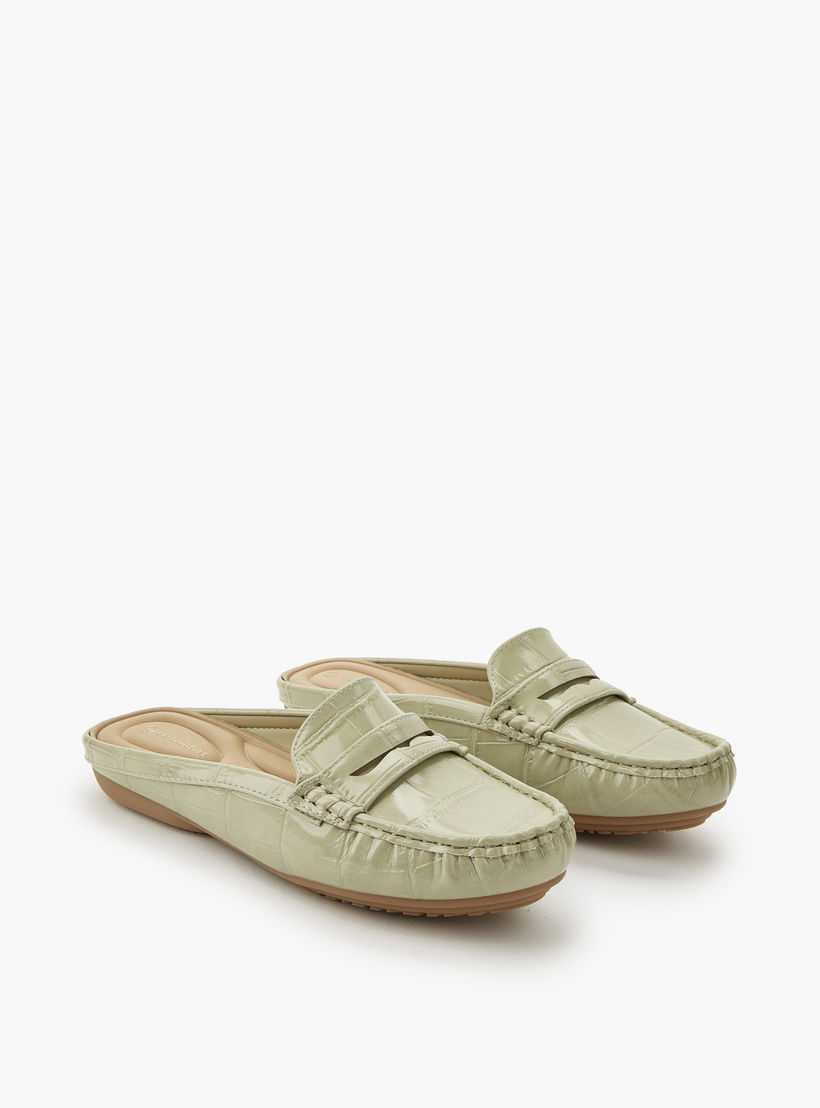 حذاء ميول بارز الملمس للنساء من لو كونفورت-women-shoes-flats-mules-image-1