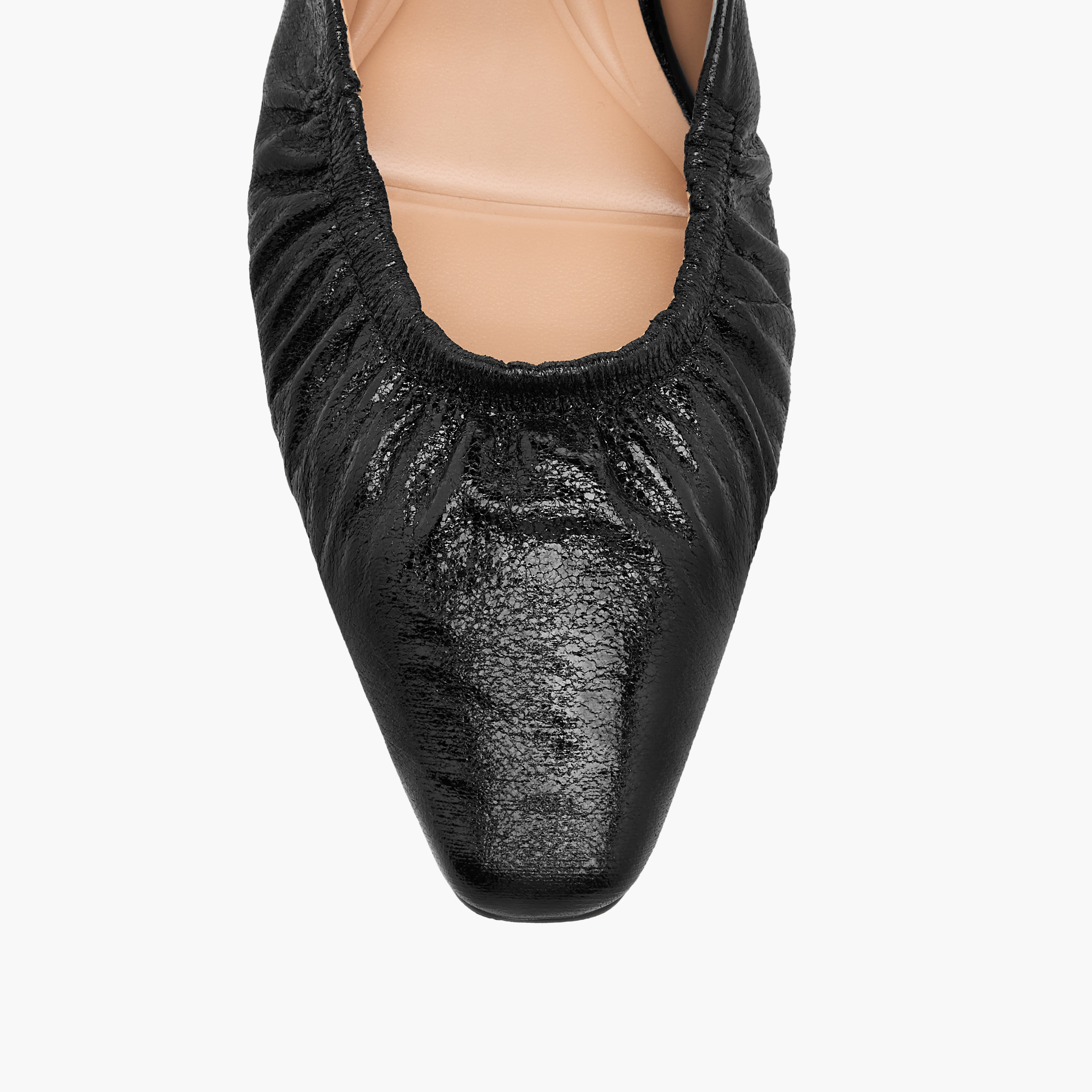 Celeste Women's Textured Slingback Sandal with Elasticated Strap-women-shoes-ballerinas-image-4