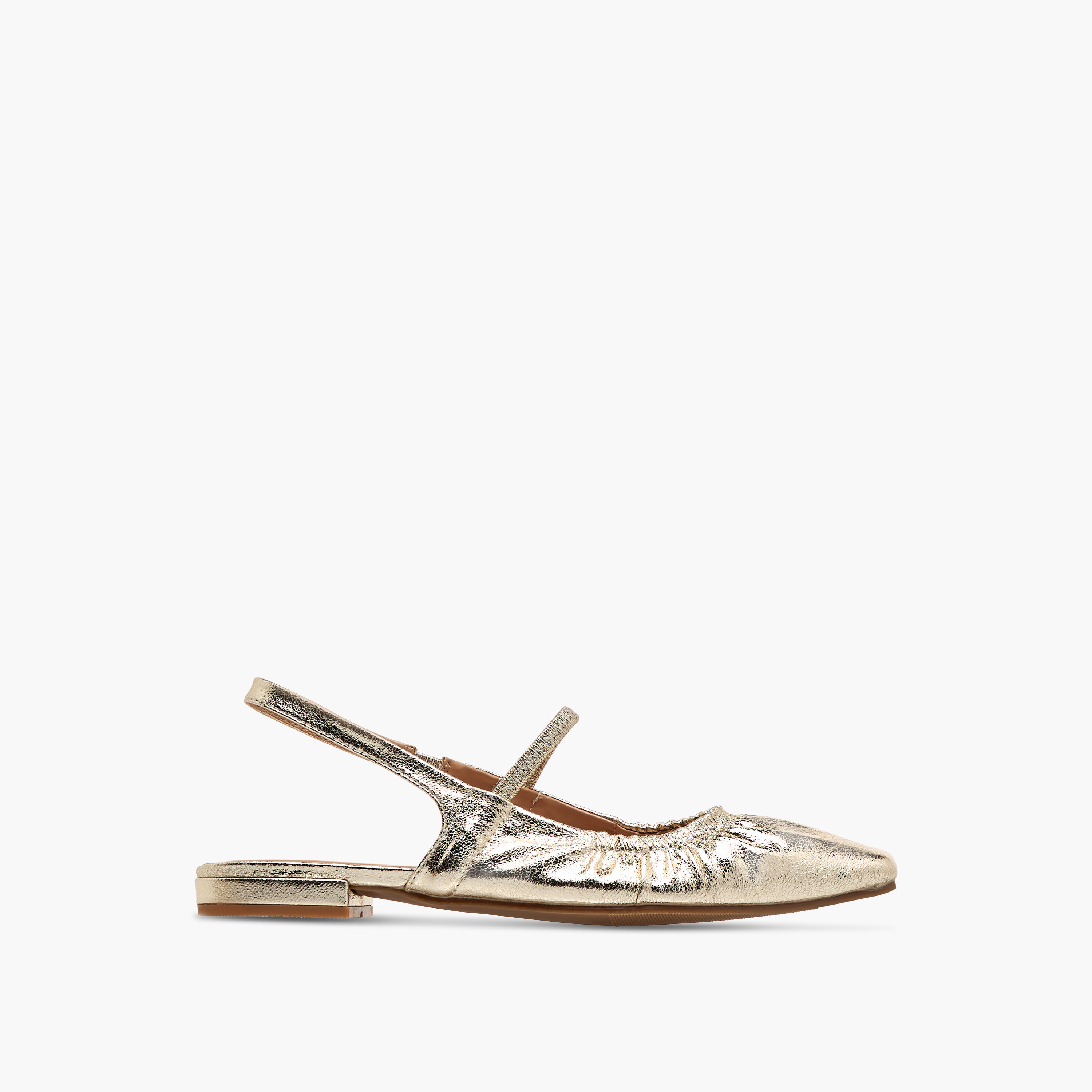صندل بارز الملمس بحزام خلفي وحزام مطاطي للنساء من سيليست-women-shoes-ballerinas-image-3