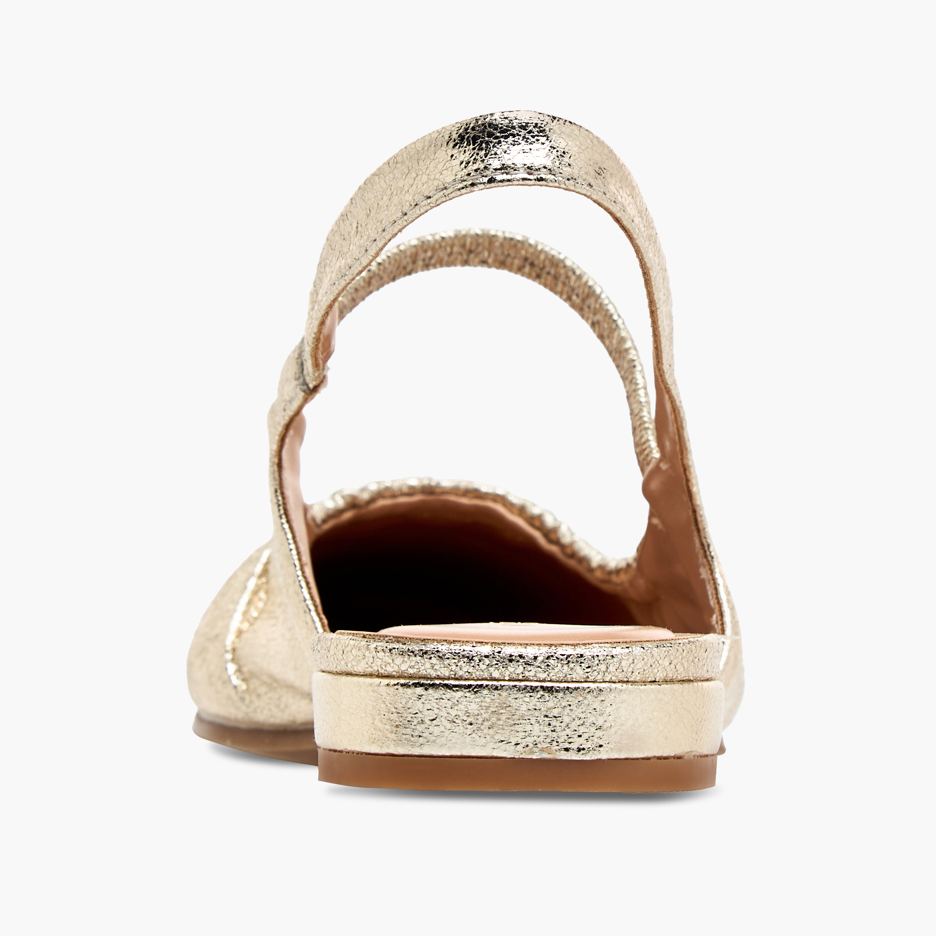 صندل بارز الملمس بحزام خلفي وحزام مطاطي للنساء من سيليست-women-shoes-ballerinas-image-5