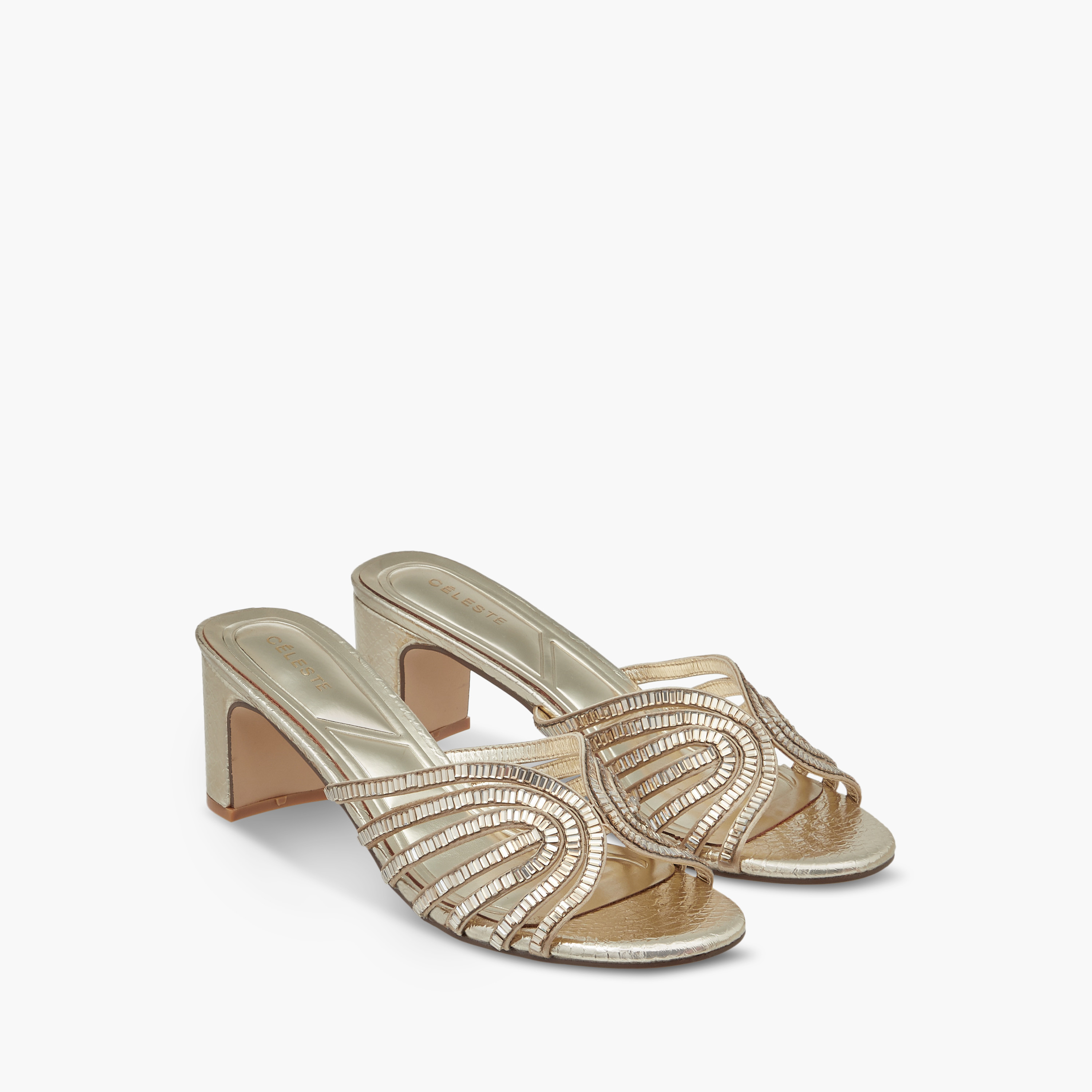 Celeste Women's Embellished Slip-On Sandals with Block Heel-women-shoes-sandals-heeled-image-1