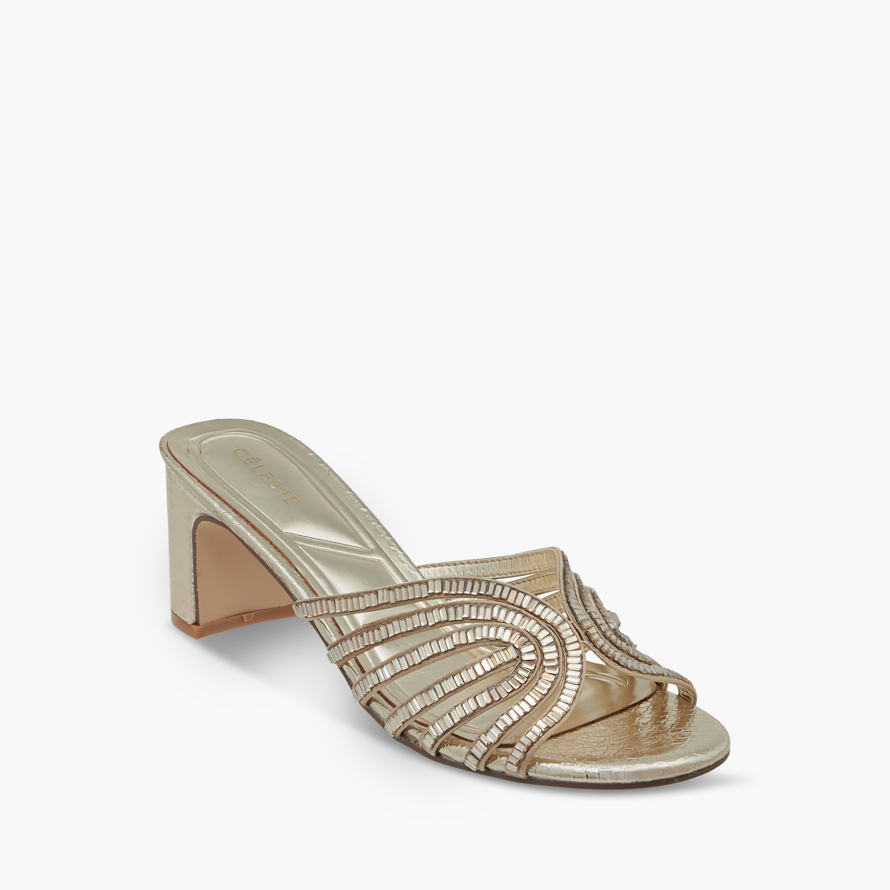 Celeste Women's Embellished Slip-On Sandals with Block Heel-women-shoes-sandals-heeled-image-2