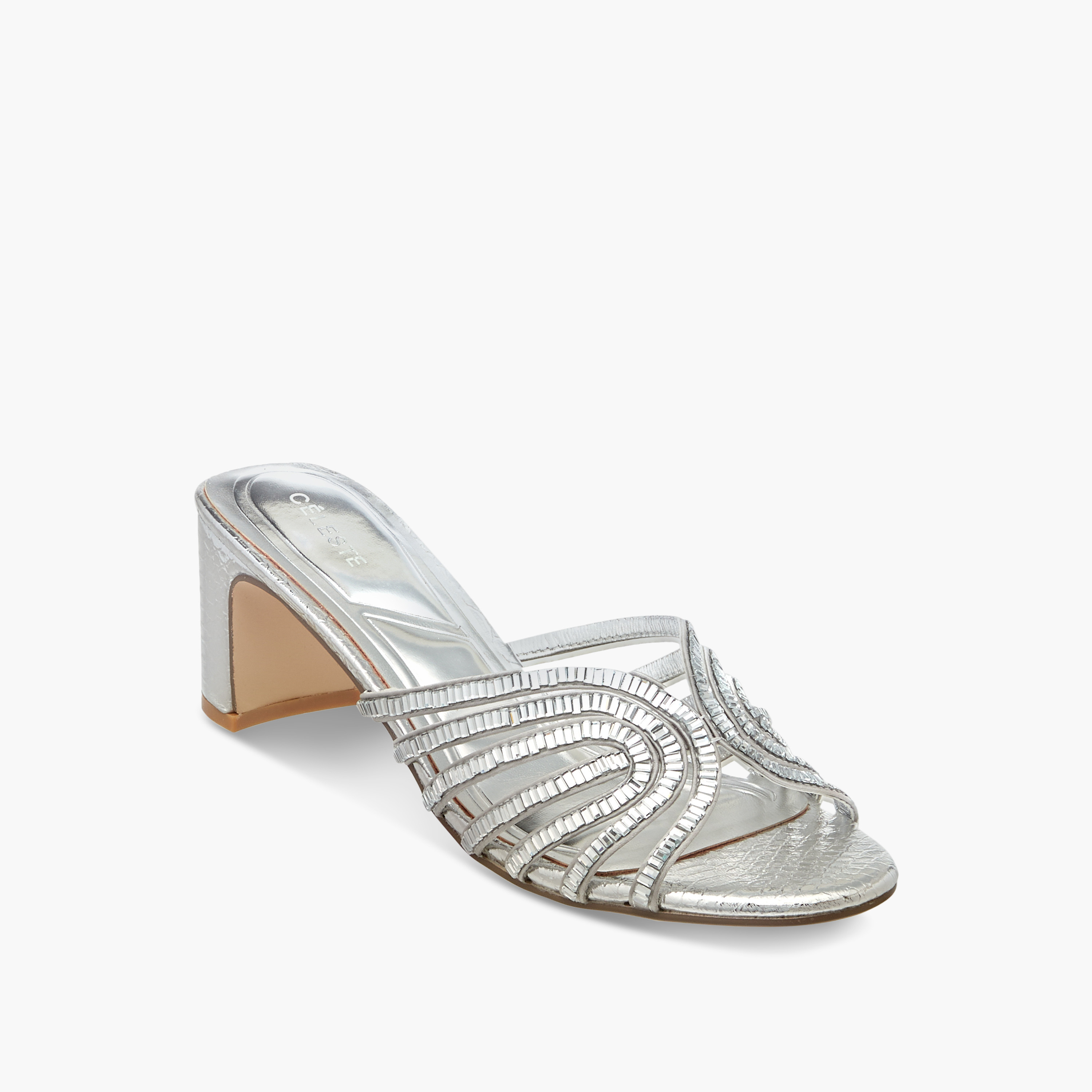 صندل مزين سهل الارتداء بكعب سميك للنساء من سيليست-women-shoes-sandals-heeled-image-2