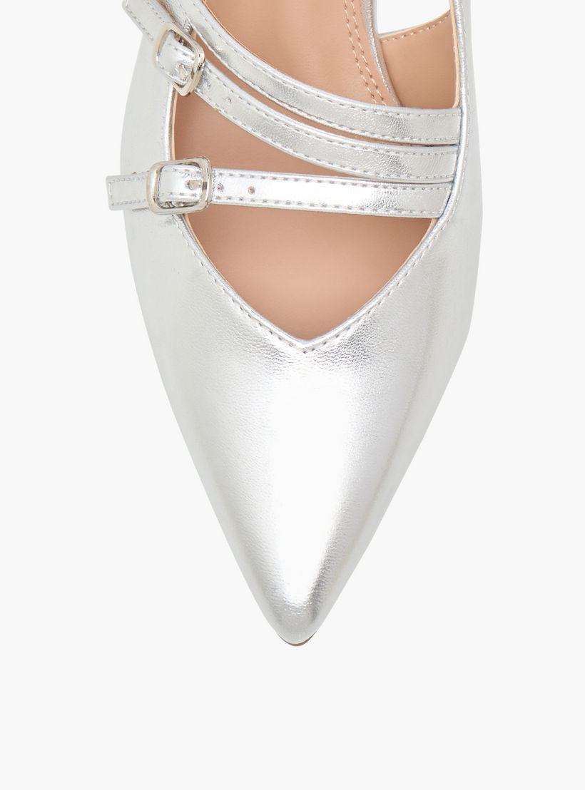 حذاء بمقدمة مدببة وكعب صغير وإبزيم إغلاق بدبوس للنساء من سيليست-women-shoes-heels-image-4
