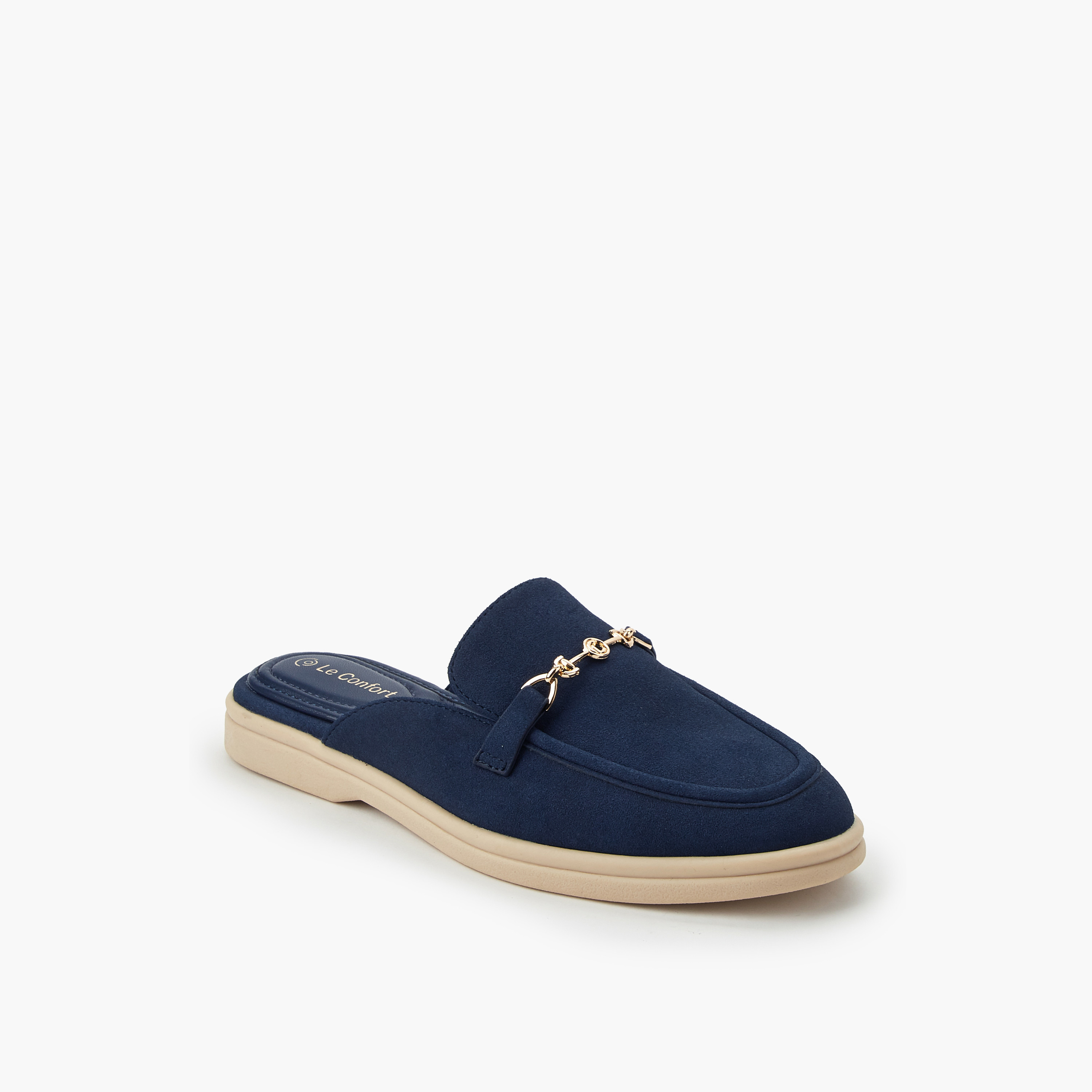Le Confort Women Metallic Detail Mules-women-shoes-flats-mules-image-2