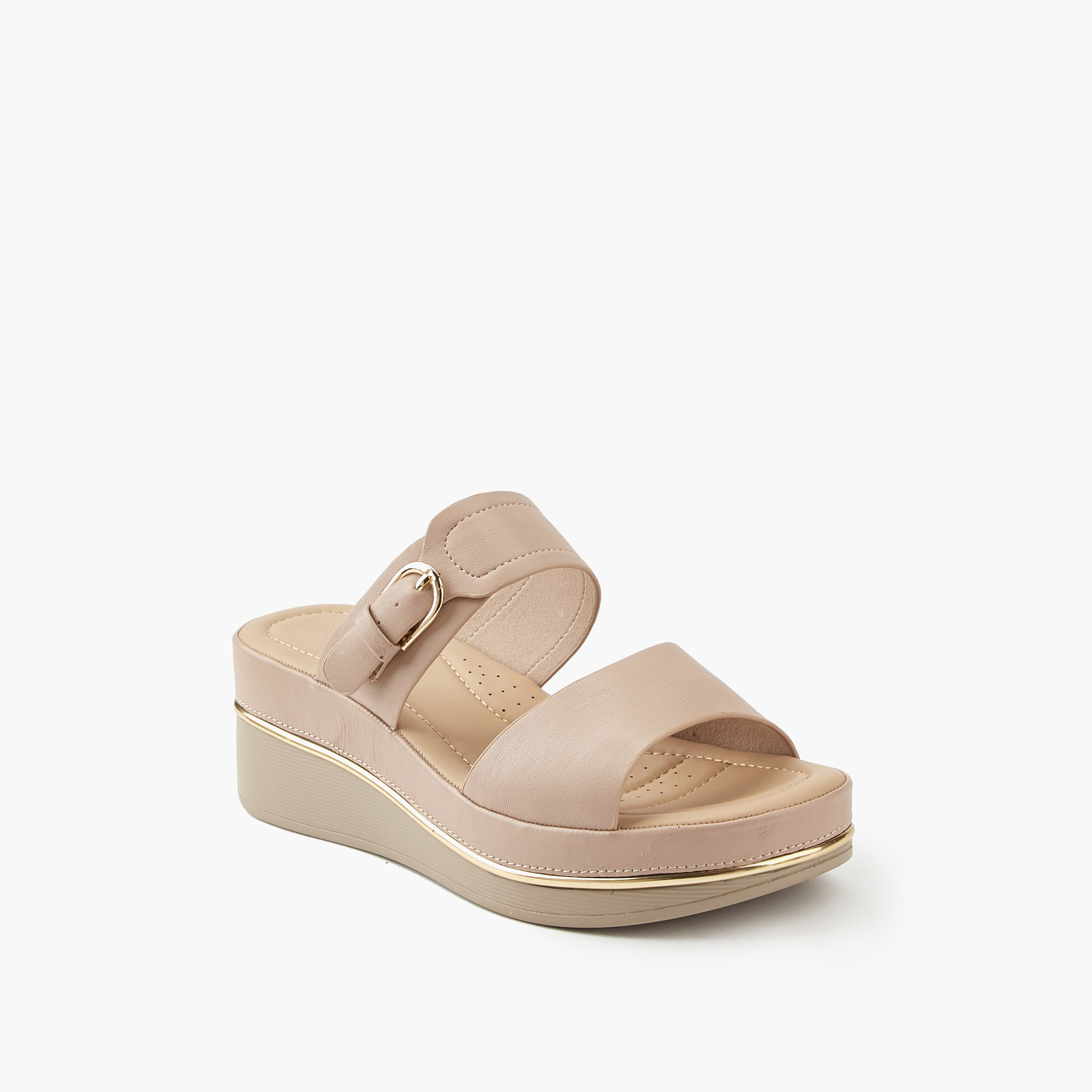 صندل سهل الارتداء بزينة إبزيم من فلورا بيلا-women-shoes-sandals-heeled-image-3