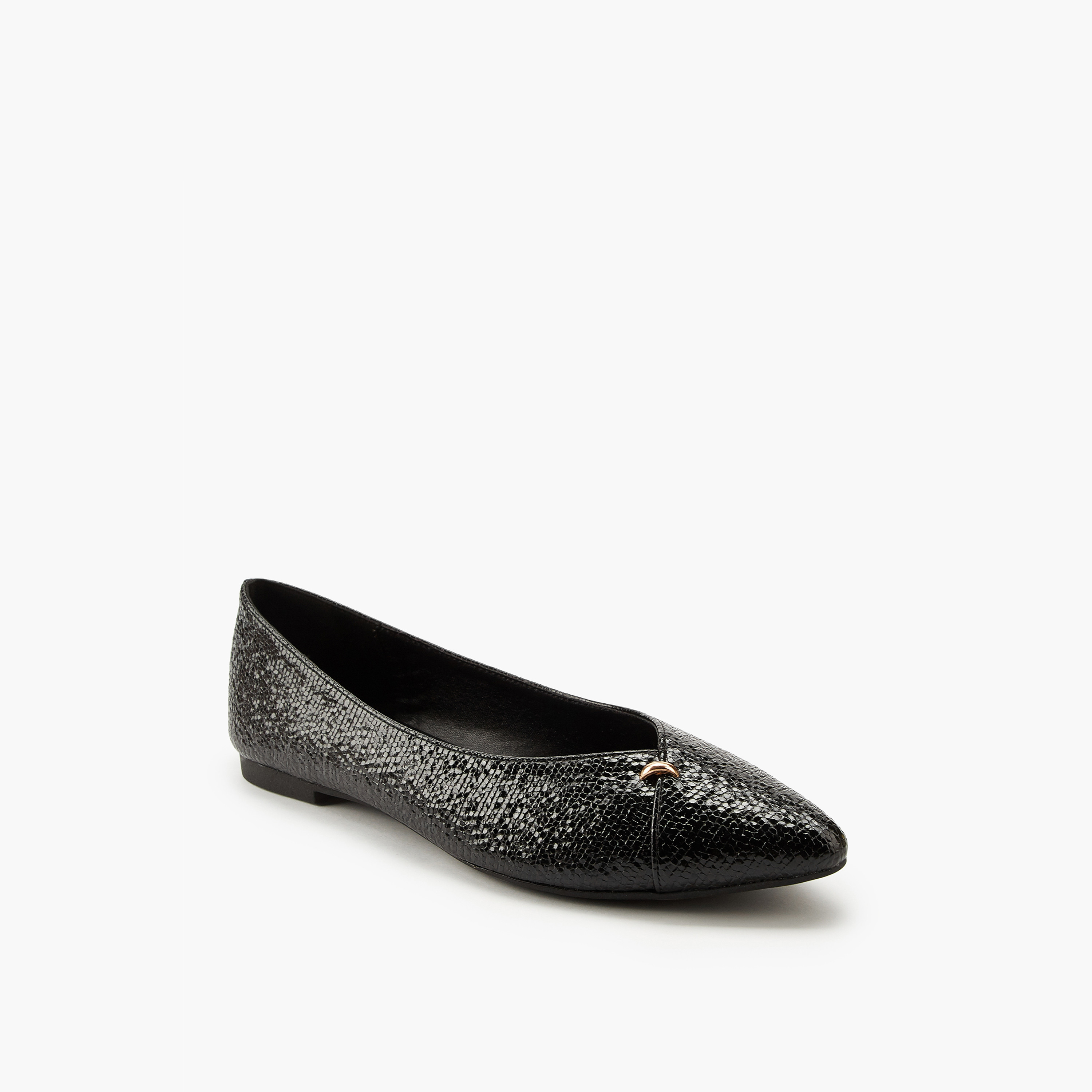 Flora Bella Textured Slip-On Ballerina Shoes-women-shoes-ballerinas-image-3