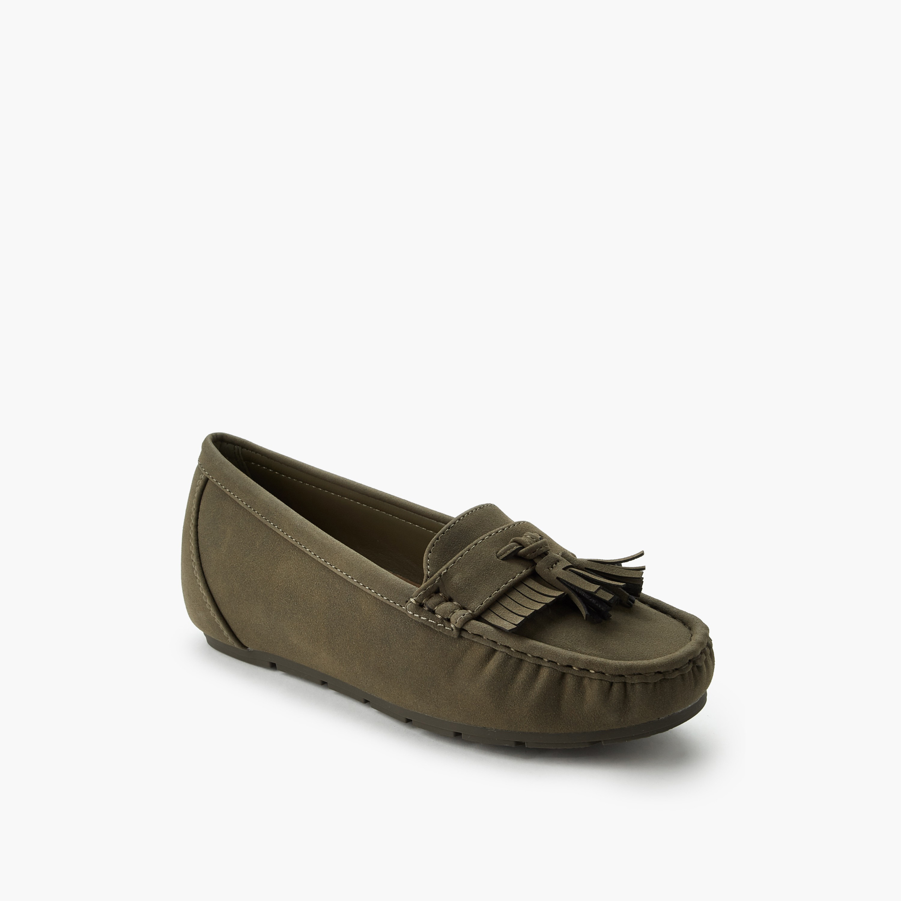 Le Confort Women Suede Tassel Detail Loafers-women-shoes-loafersandmoccasins-image-2