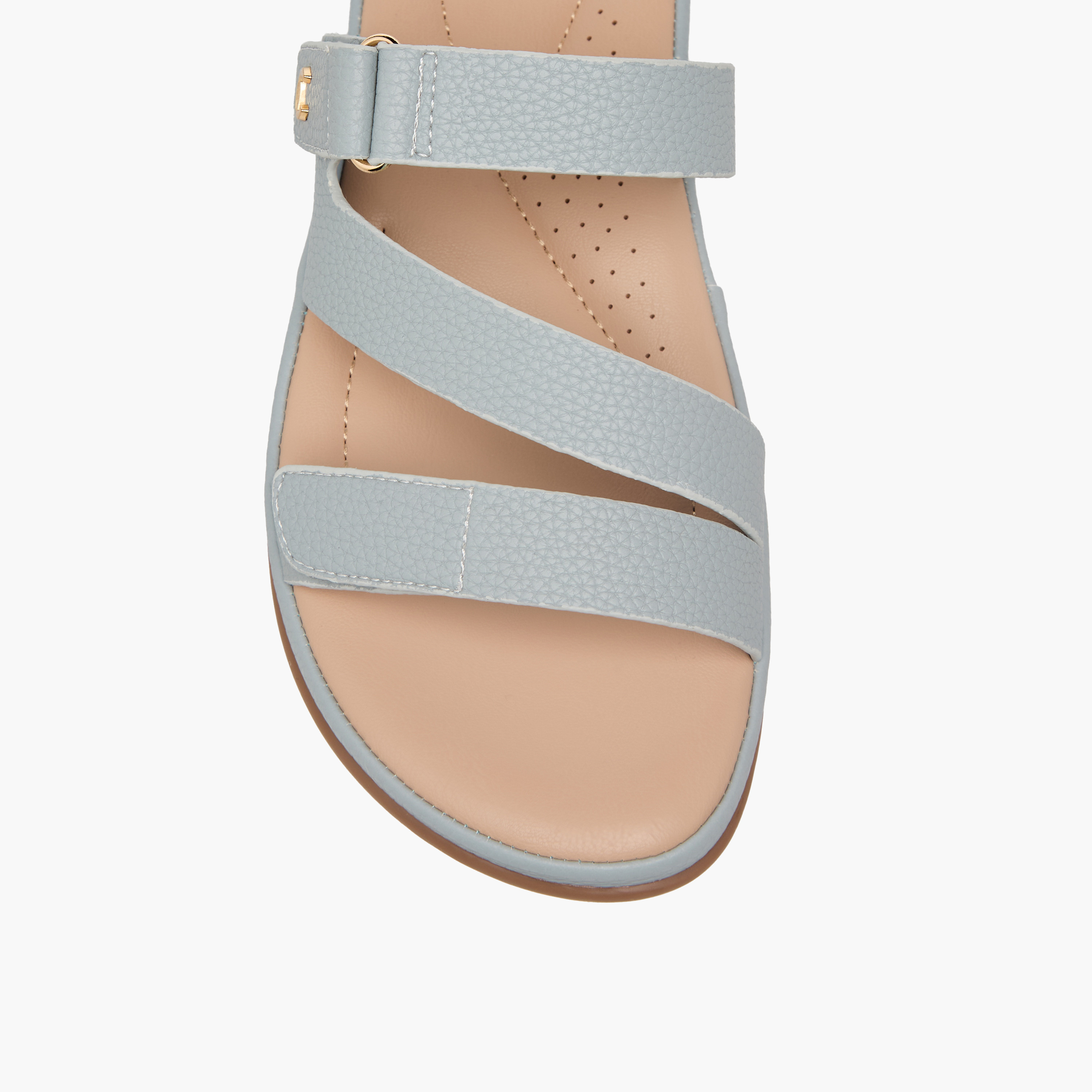 Le Confort Women Textured Comfort Sandals-women-shoes-flats-sandals-image-4