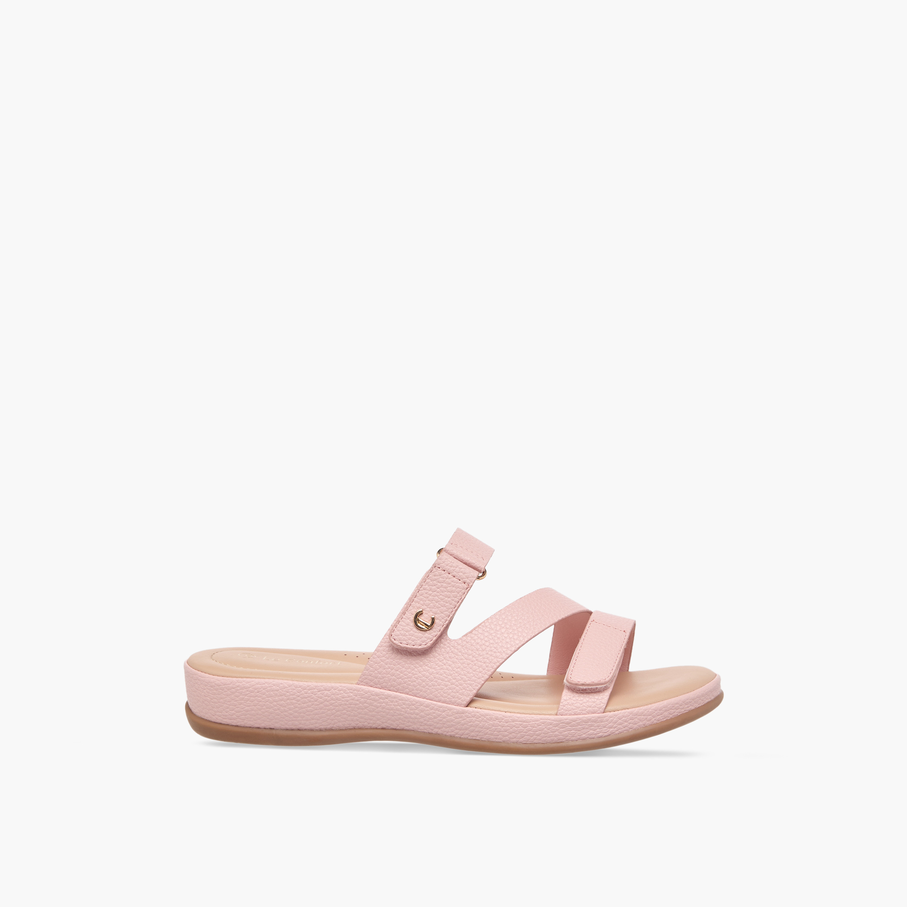 Le Confort Women Textured Comfort Sandals-women-shoes-flats-sandals-image-3