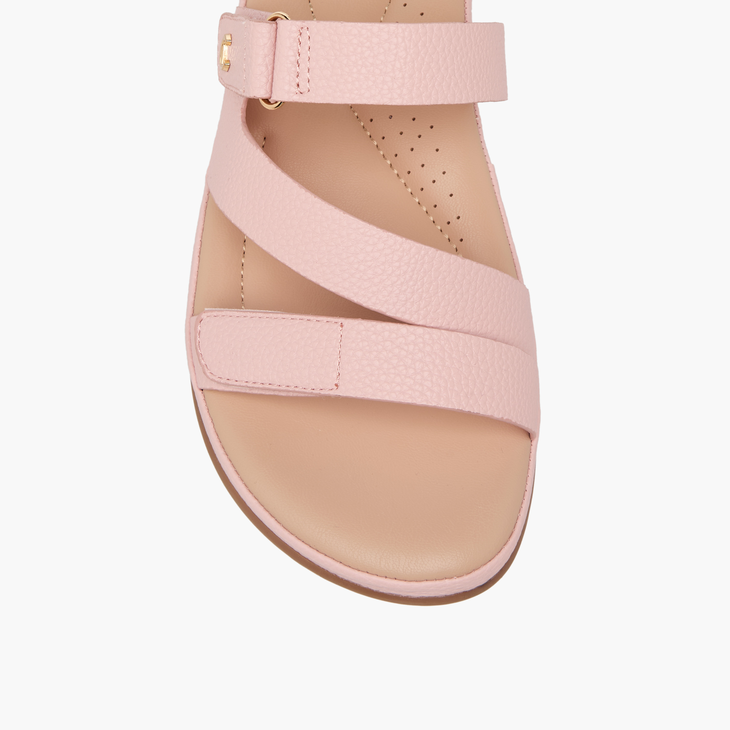 Le Confort Women Textured Comfort Sandals-women-shoes-flats-sandals-image-4
