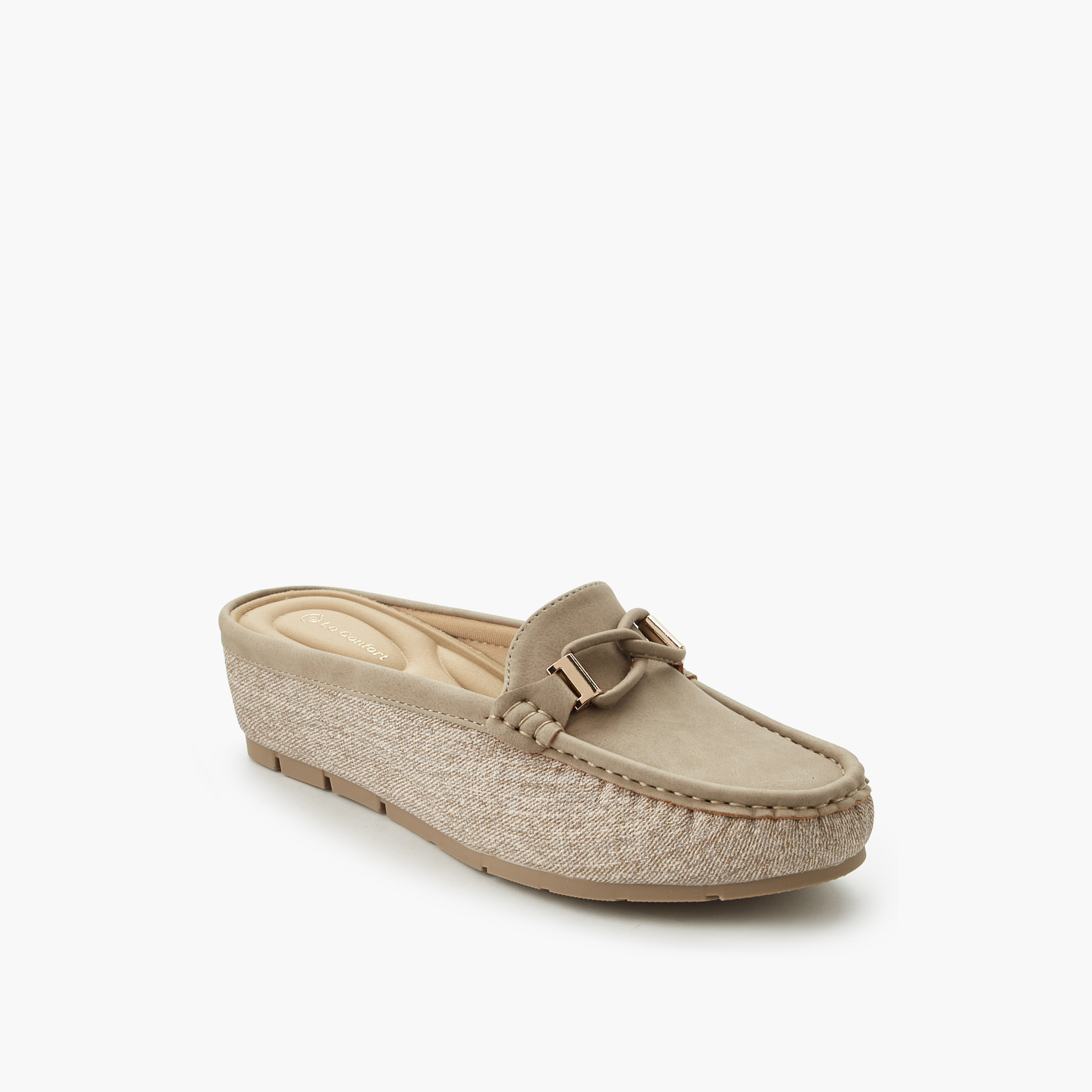 Le Confort Women Wedge Heel Mules-women-shoes-flats-mules-image-2