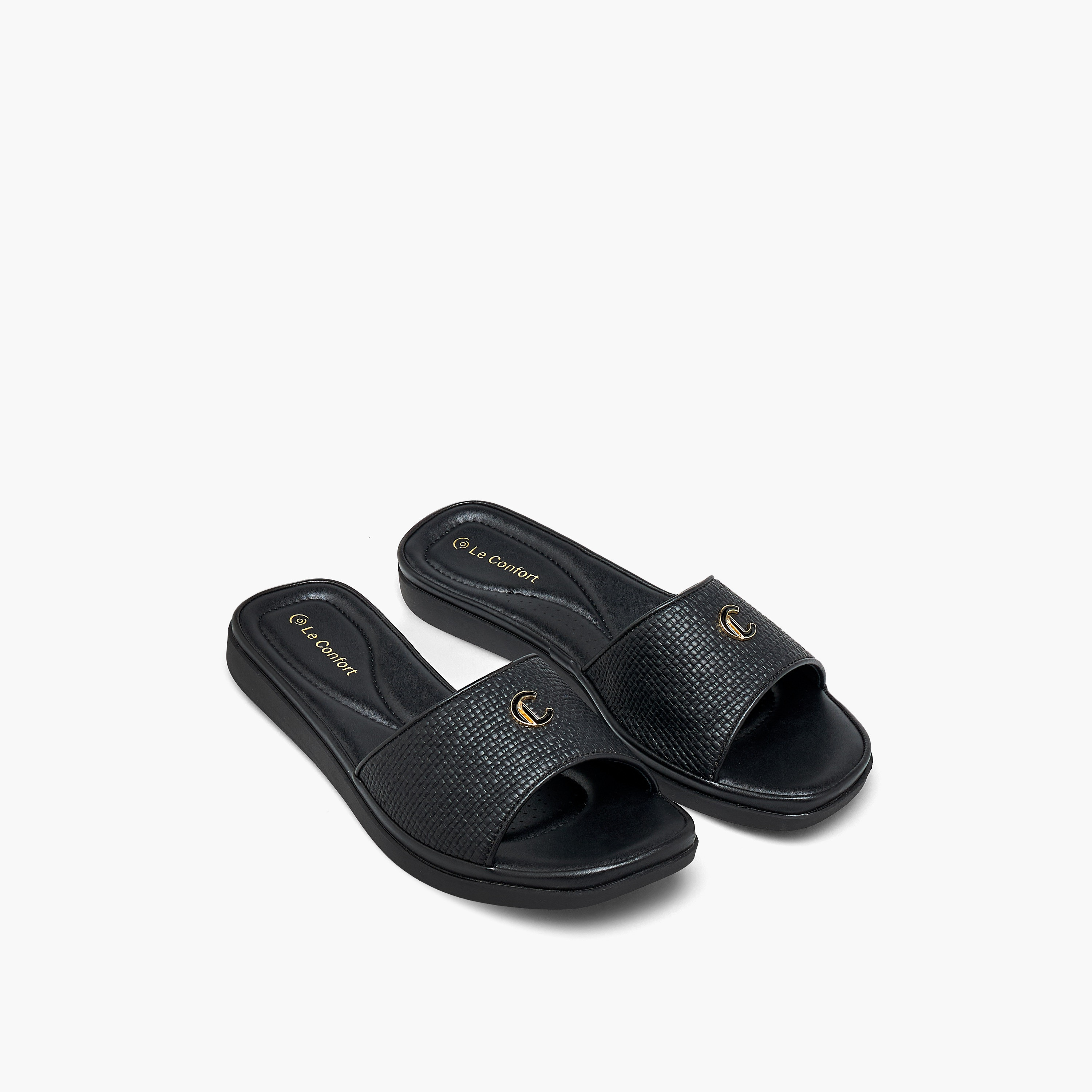 Le Confort Women Slip-On Sandals-women-shoes-flats-sandals-image-1