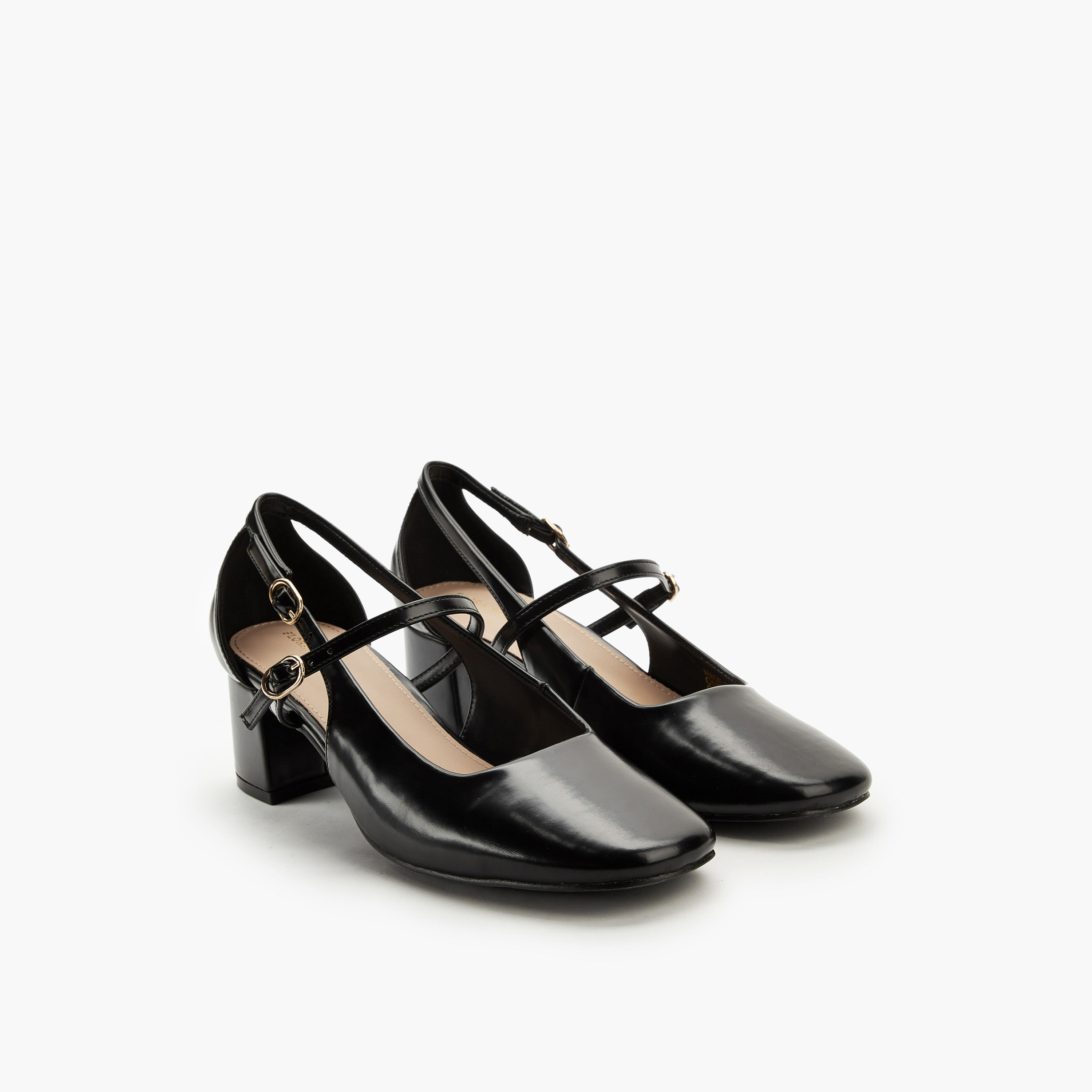 حذاء ماري جين بكعب سميك للنساء من فلورا بيلا-women-shoes-heels-image-1