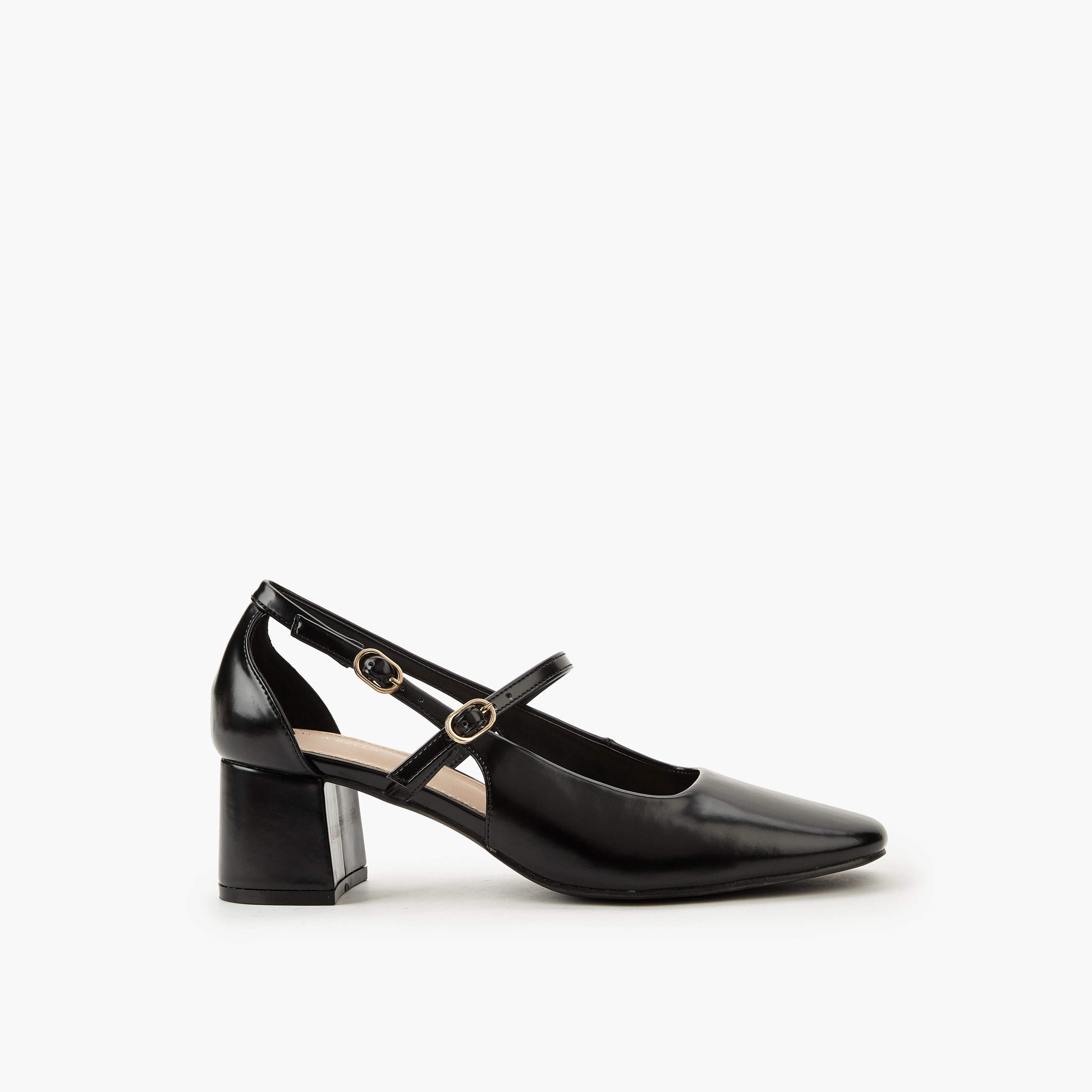 حذاء ماري جين بكعب سميك للنساء من فلورا بيلا-women-shoes-heels-image-2
