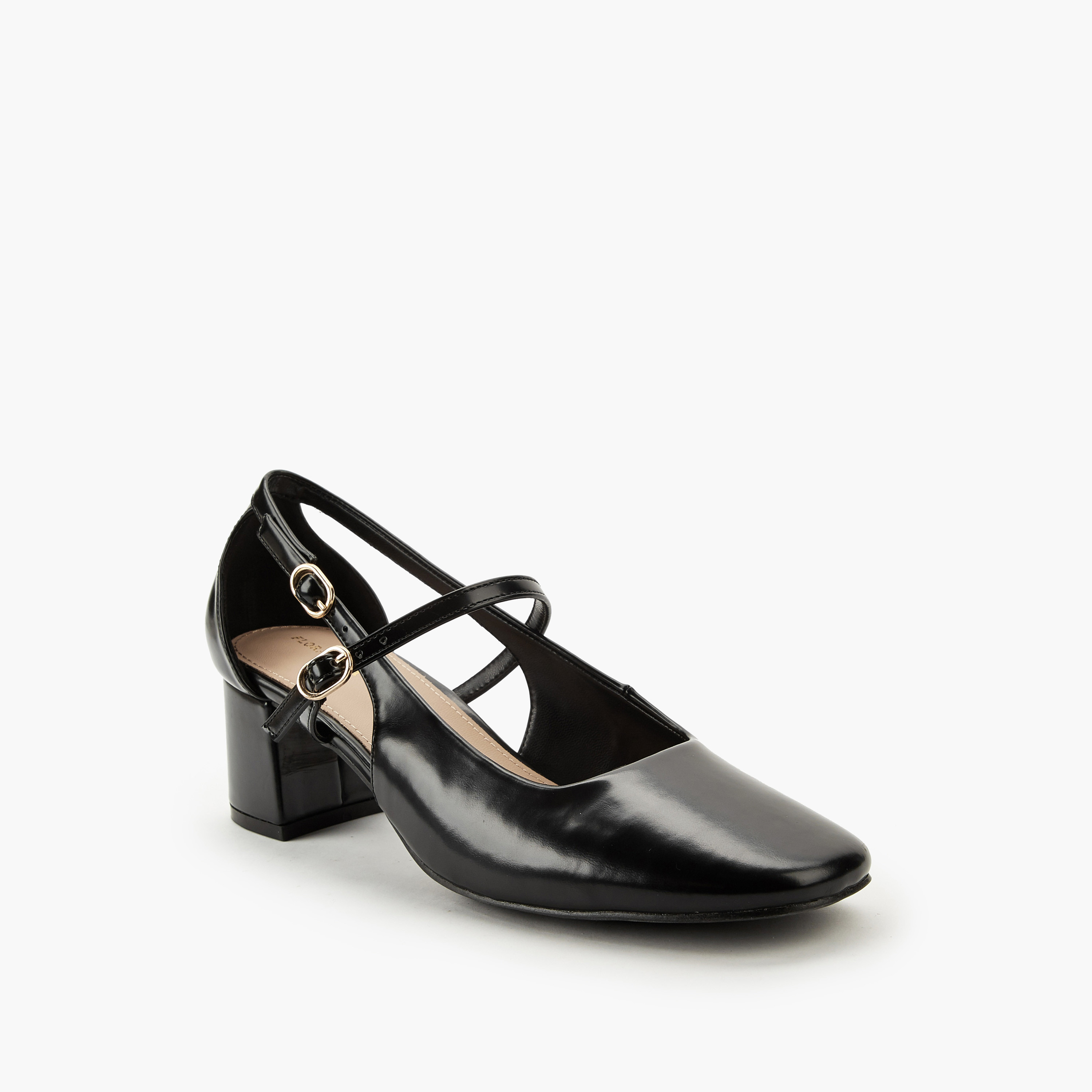 حذاء ماري جين بكعب سميك للنساء من فلورا بيلا-women-shoes-heels-image-3