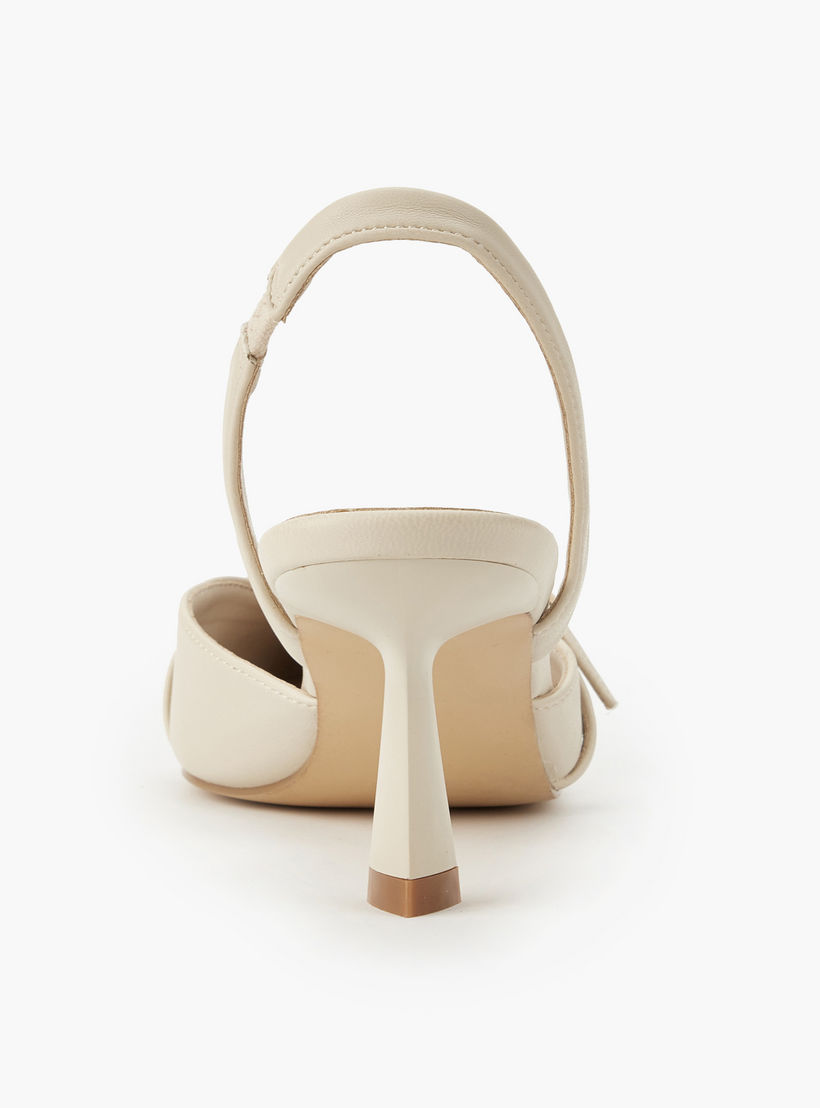 حذاء بحزام خلفي وإبزيم للنساء من فلورا بيلا-women-shoes-heels-image-5