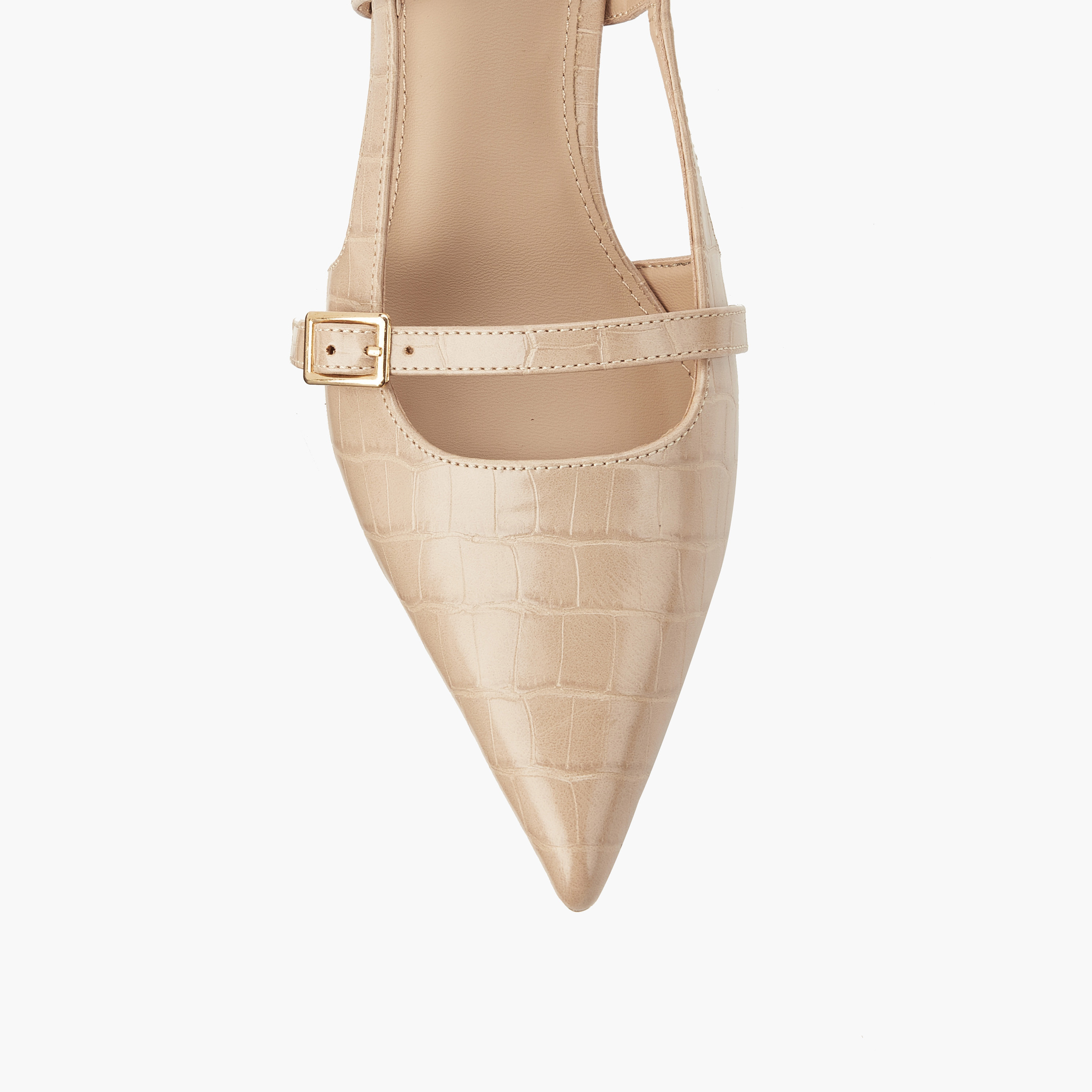 حذاء بحزام خلفي وإبزيم للنساء من فلورا بيلا-women-shoes-heels-image-4
