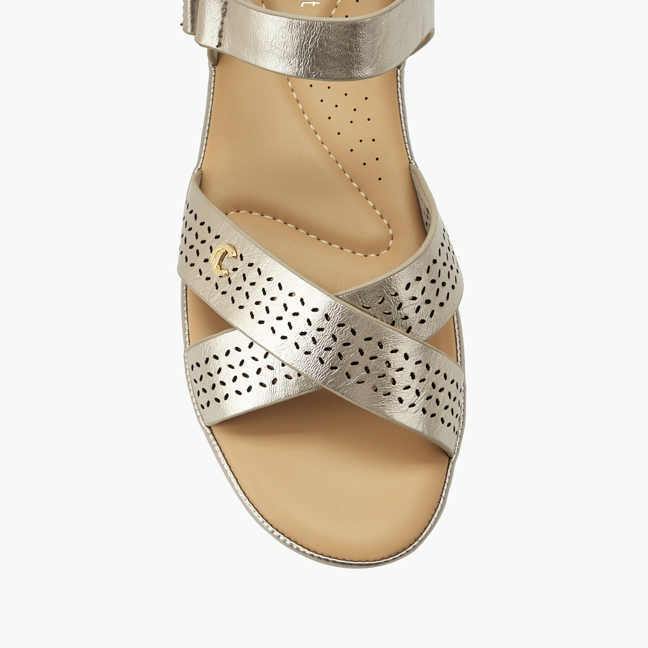صندل بشريط إغلاق لاصق للنساء من لو كونفورت-women-shoes-sandals-flats-image-4