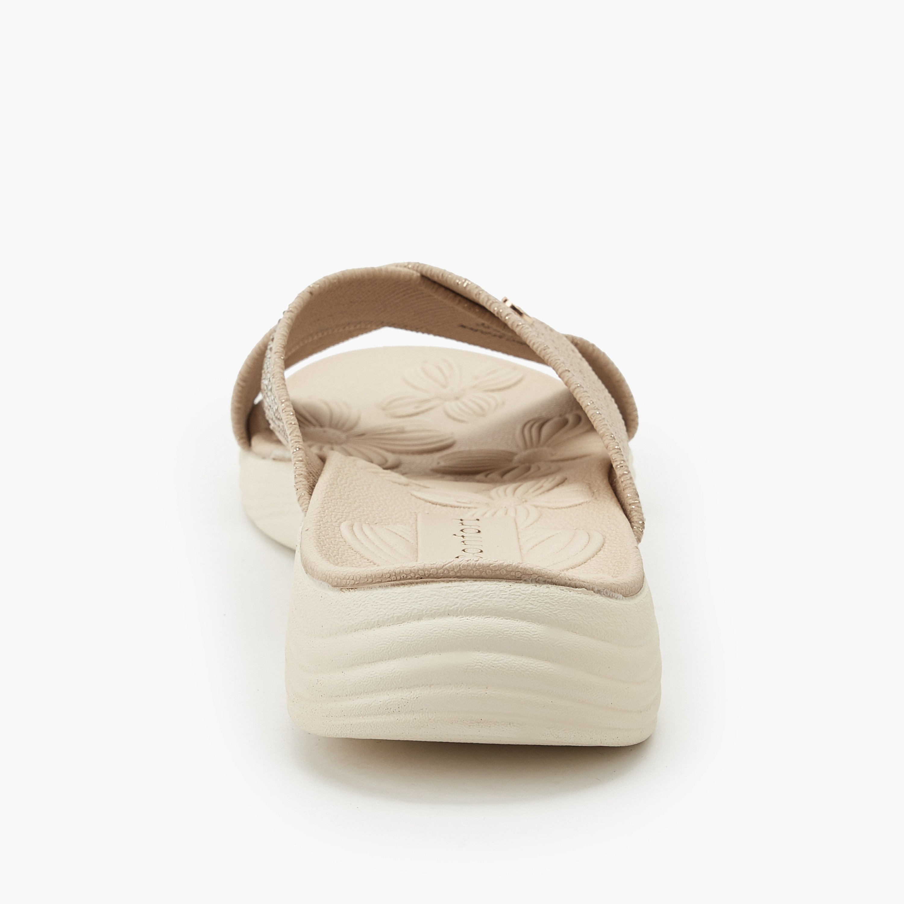 صندل سهل الارتداء بزينة لامعة للنساء من لو كونفورت-women-shoes-sandals-flats-image-5