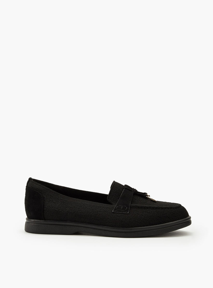 حذاء سهل الارتداء بزينة معدنية للنساء من لو كونفورت-women-shoes-loafersandmoccasins-image-3