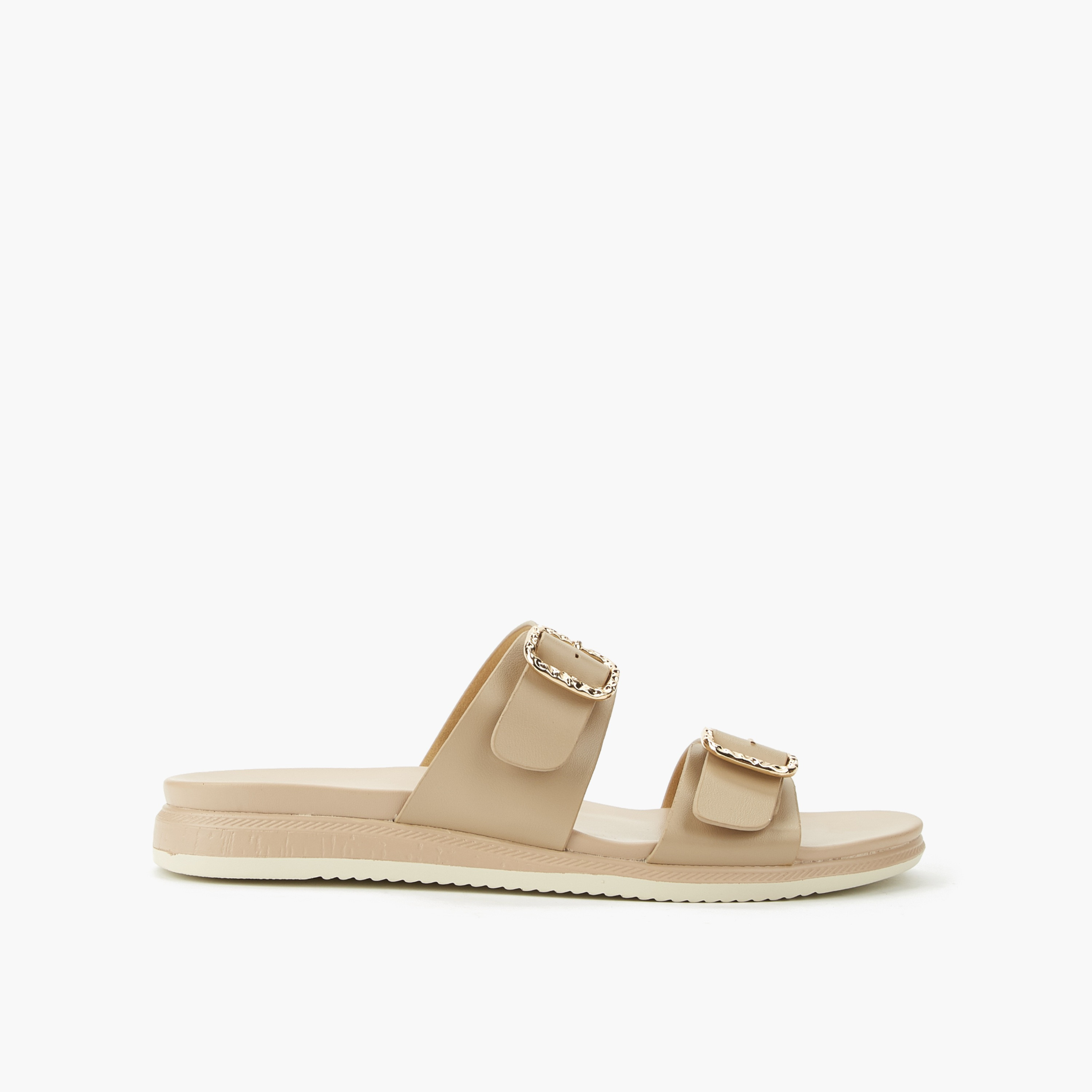 Le Confort Women Metallic Accent Sandals-women-shoes-flats-sandals-image-3