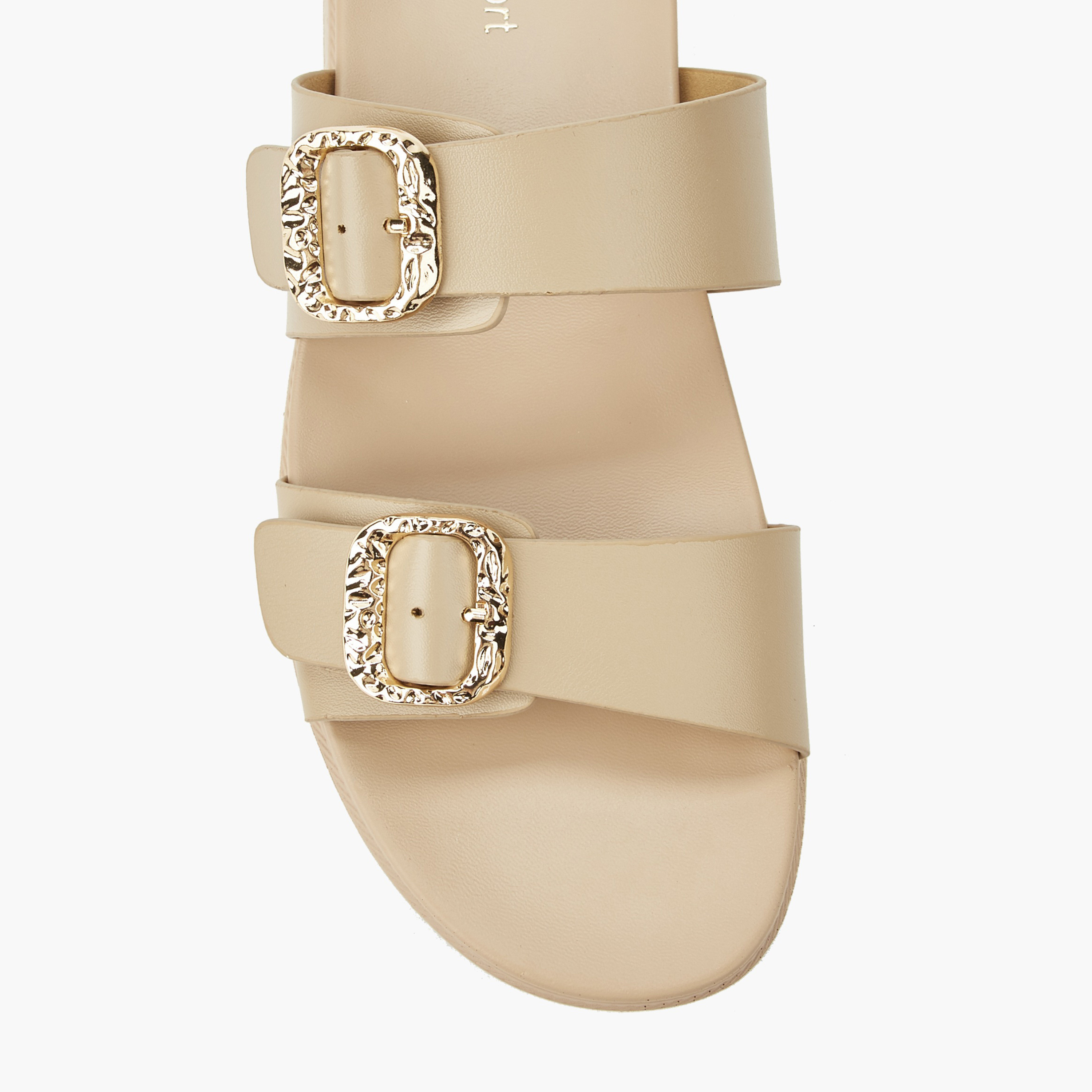 Le Confort Women Metallic Accent Sandals-women-shoes-flats-sandals-image-4