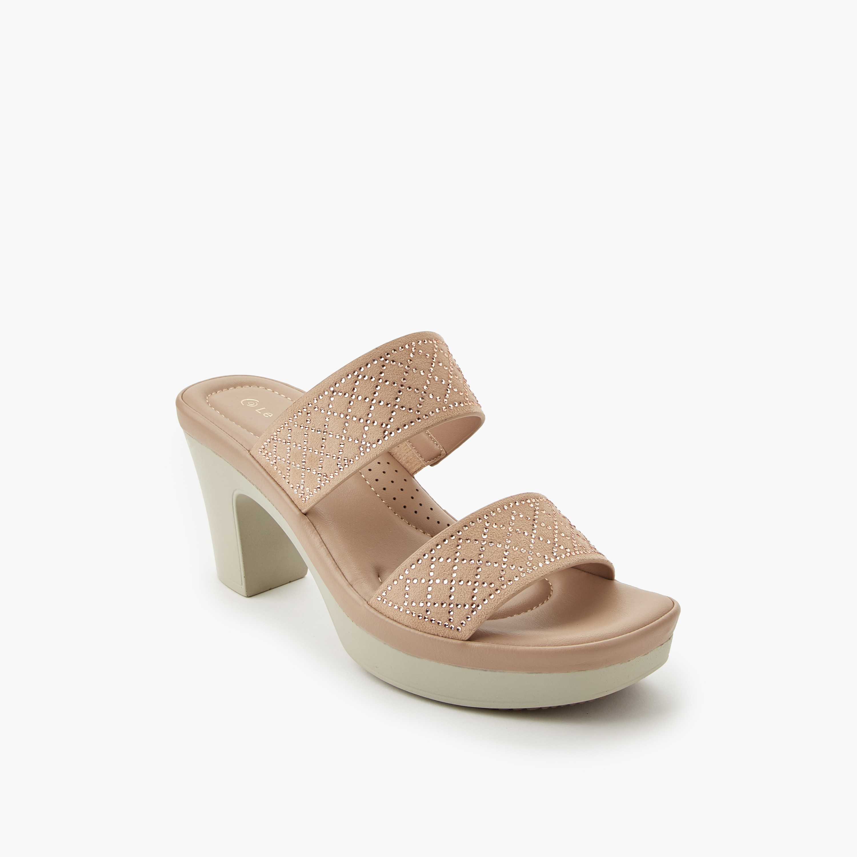 صندل بكعب سميك للنساء من لو كونفورت-women-shoes-sandals-heeled-image-2