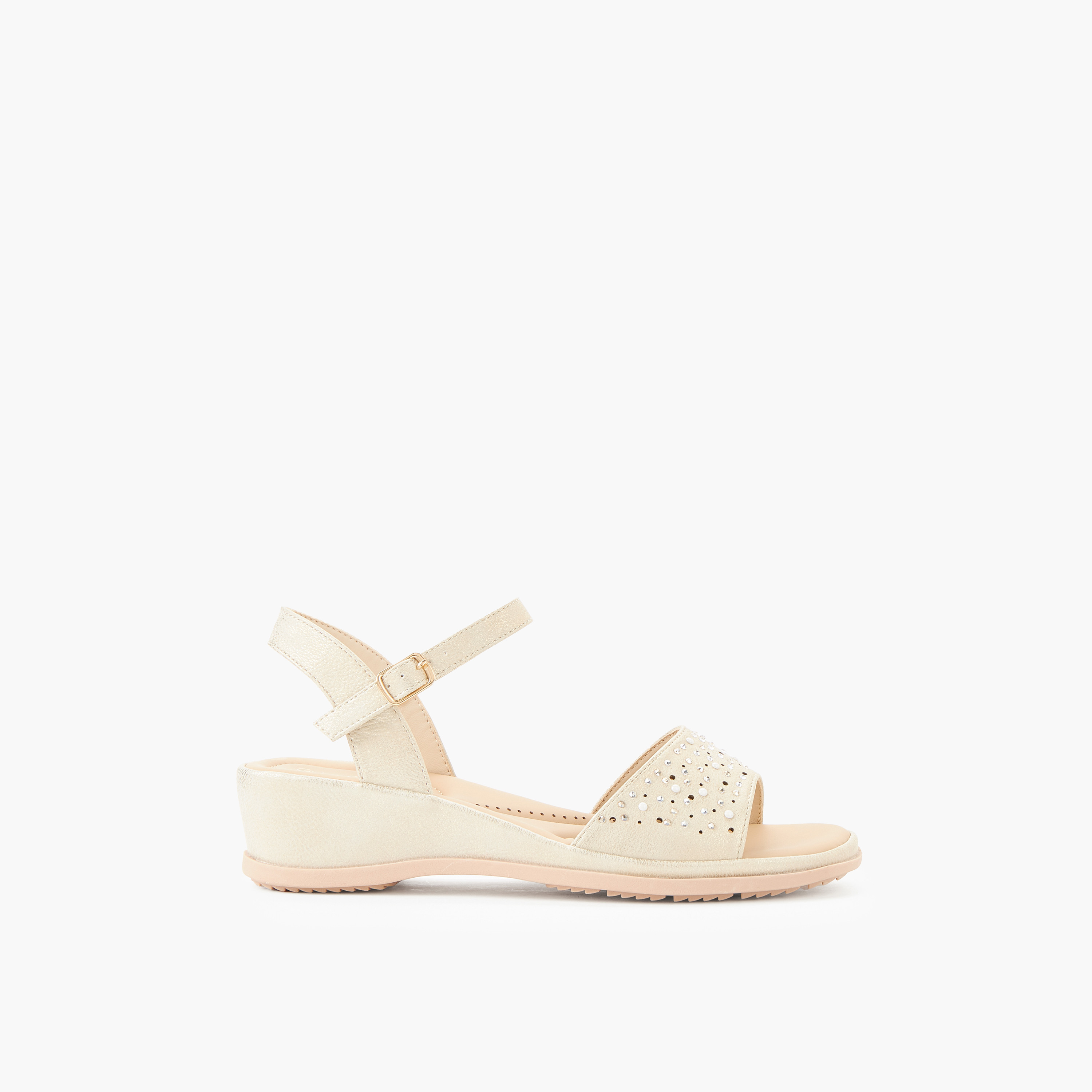 صندل مزين بكعب ويدج للنساء من لو كونفورت-women-shoes-sandals-heeled-image-3