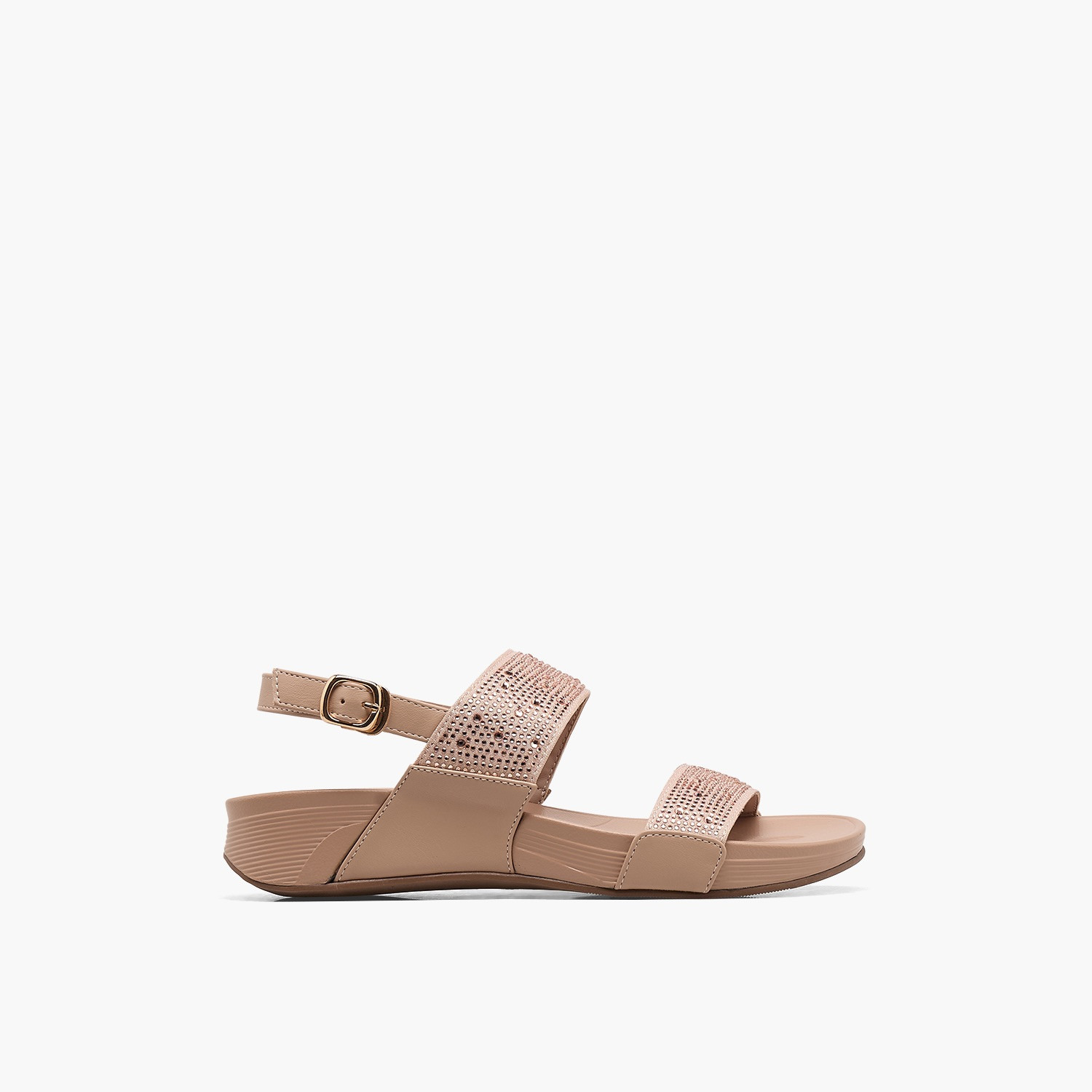 صندل بأحزمة مزينة للنساء من فلورا بيلا-women-shoes-flats-sandals-image-3
