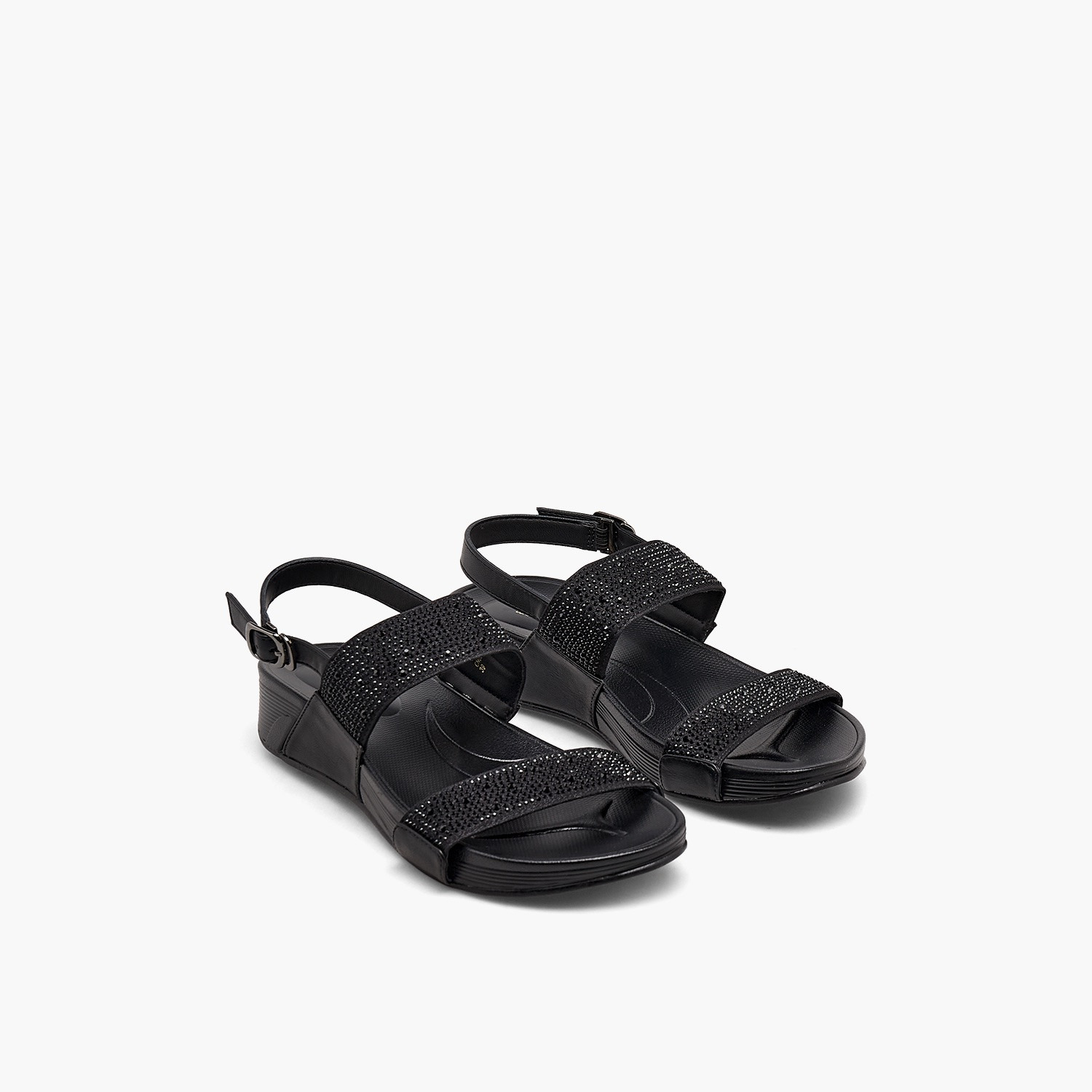 صندل بأحزمة مزينة للنساء من فلورا بيلا-women-shoes-flats-sandals-image-1