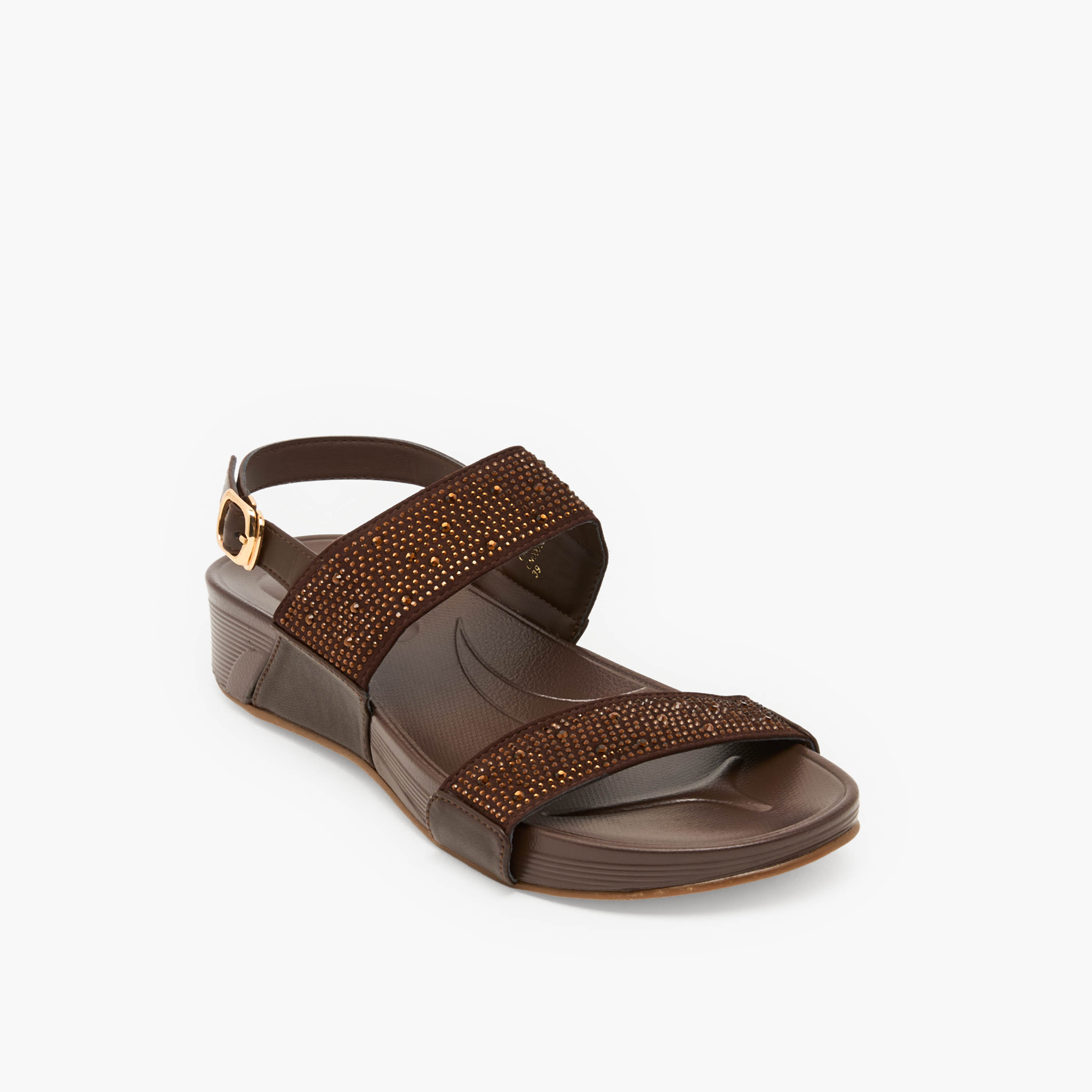 صندل بأحزمة مزينة للنساء من فلورا بيلا-women-shoes-flats-sandals-image-2